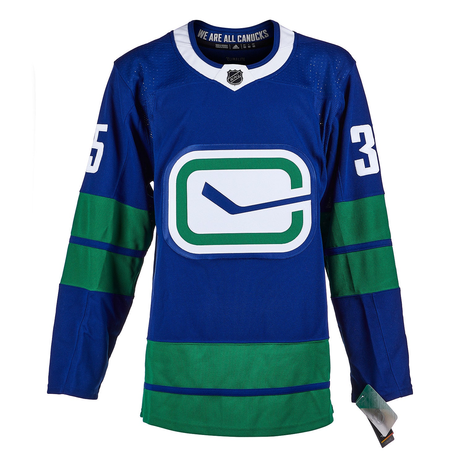 Thatcher Demko Signed Vancouver Canucks Alternate adidas Jersey - Image 2