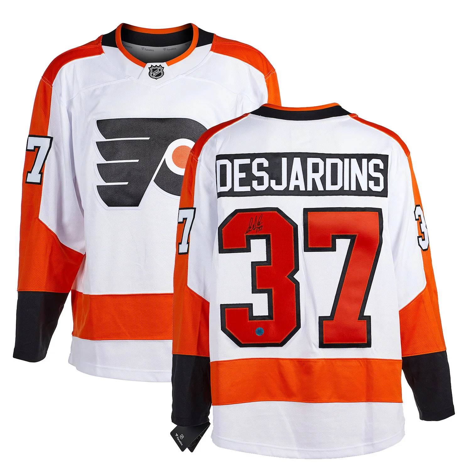 Eric Desjardins Autographed Philadelphia Flyers Fanatics Breakaway Jersey - Image 3