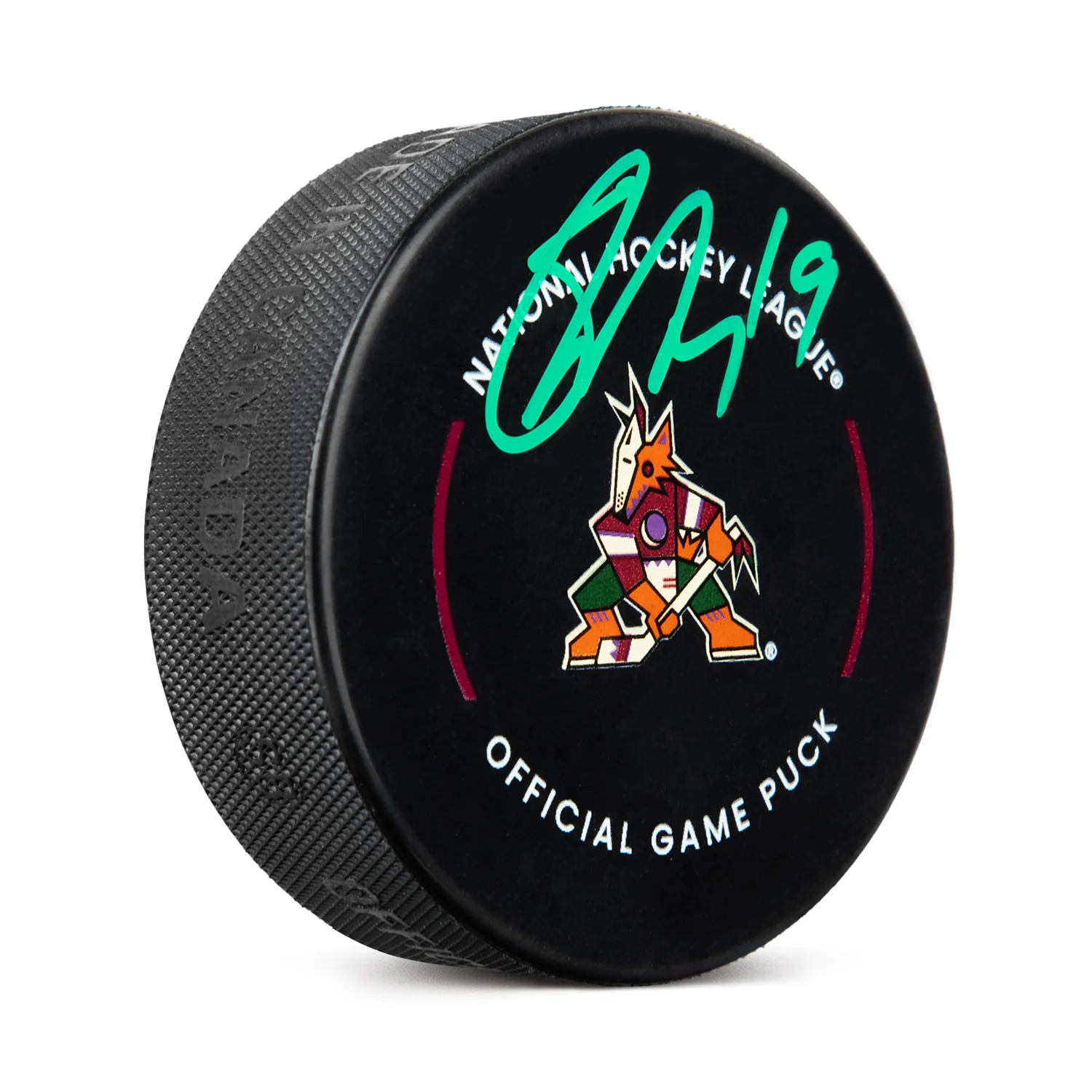 Shane Doan Signed Arizona Coyotes Kachina Official Game Puck