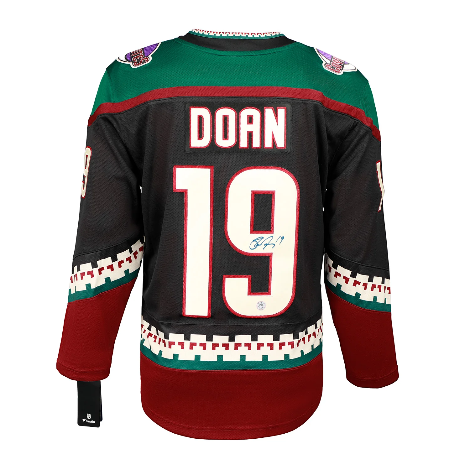 Shane Doan Autographed Arizona Coyotes Black Kachina Fanatics Breakaway Jersey