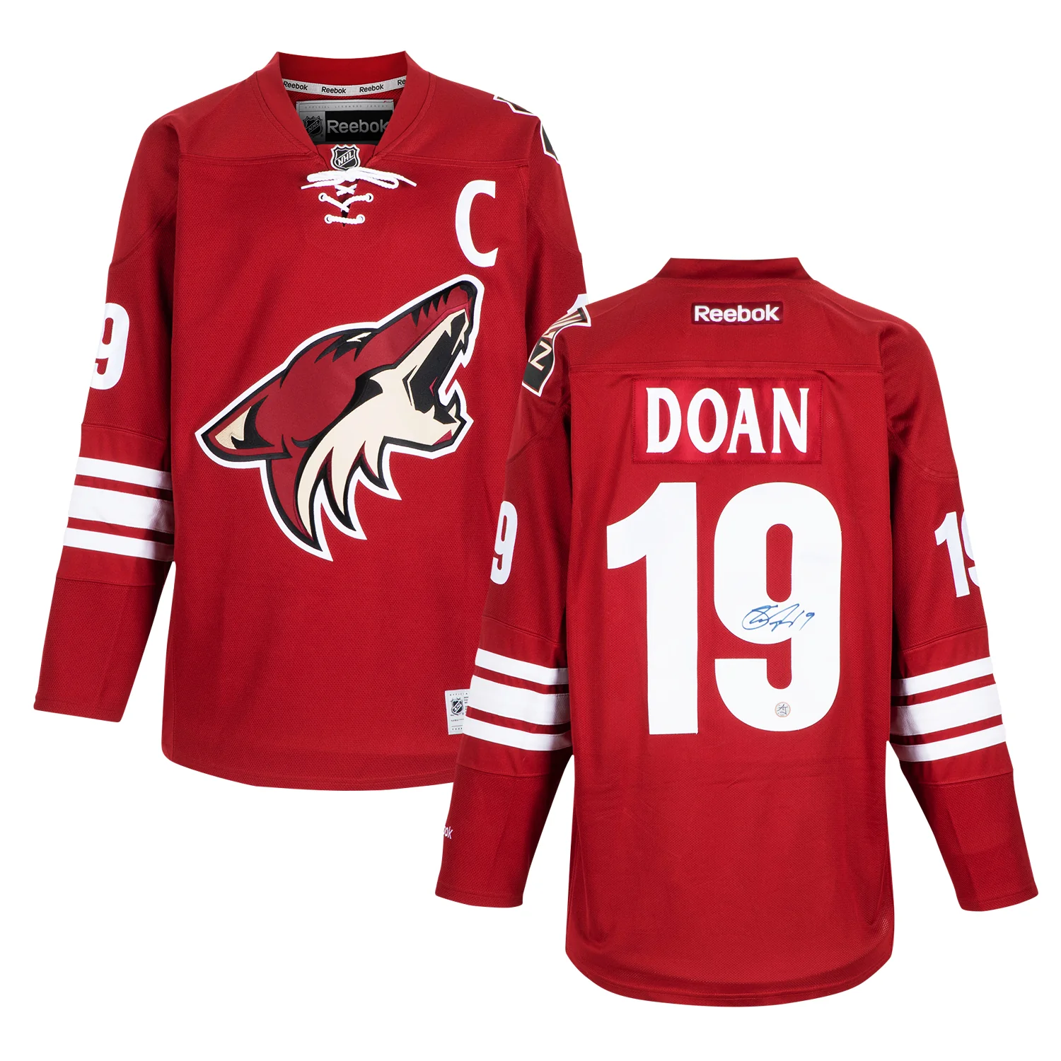 Shane Doan Signed Arizona Coyotes Vintage Reebok Jersey - Image 3