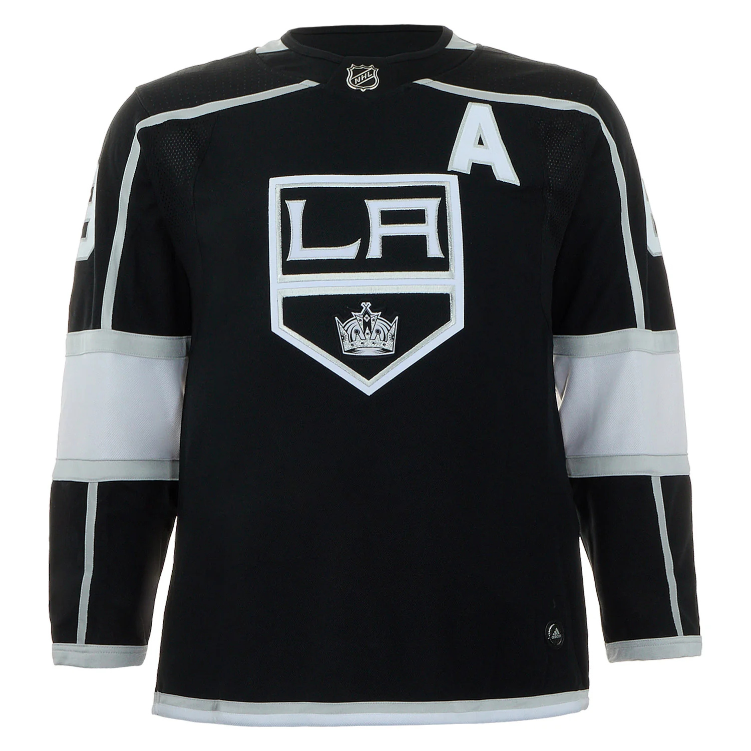 Drew Doughty Autographed Los Angeles Kings Black adidas Jersey - Image 2