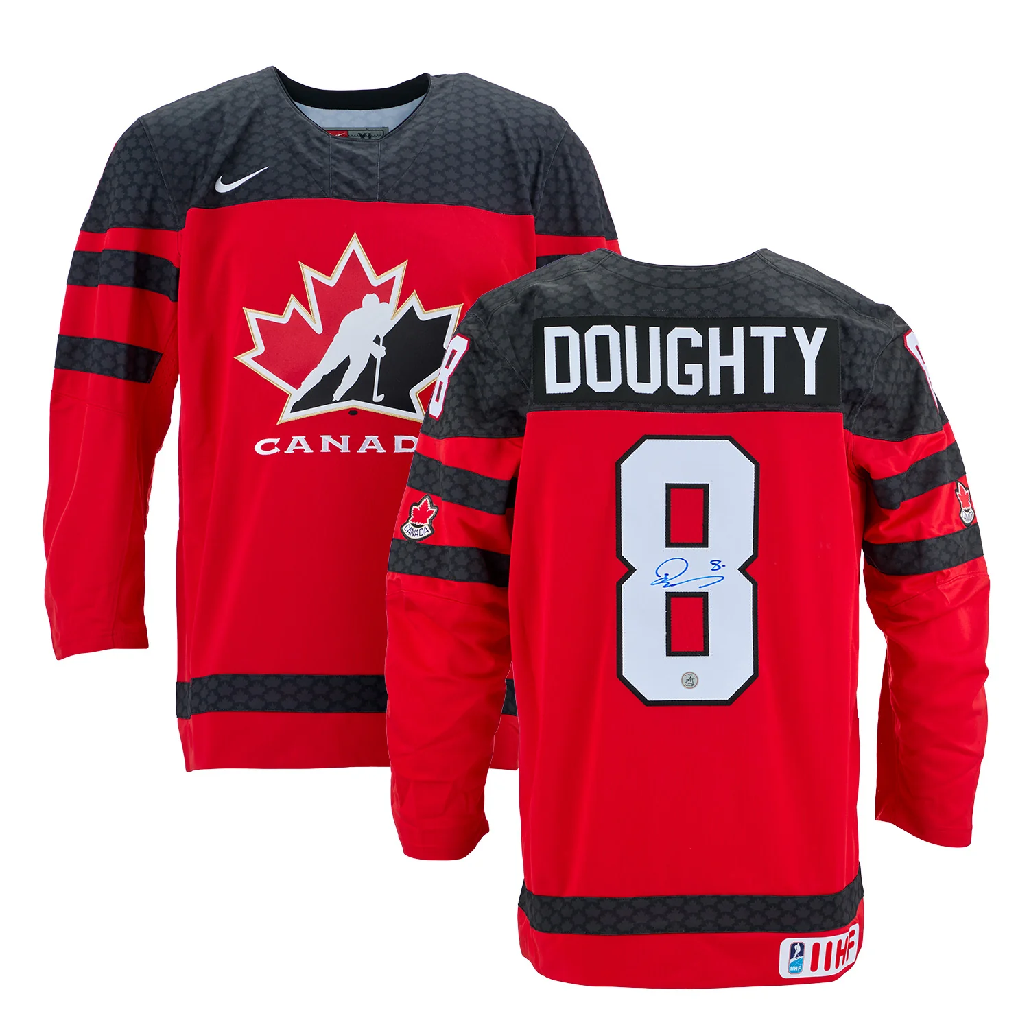 Drew Doughty Autographed Team Canada Red Nike Hockey Jersey - Image 3