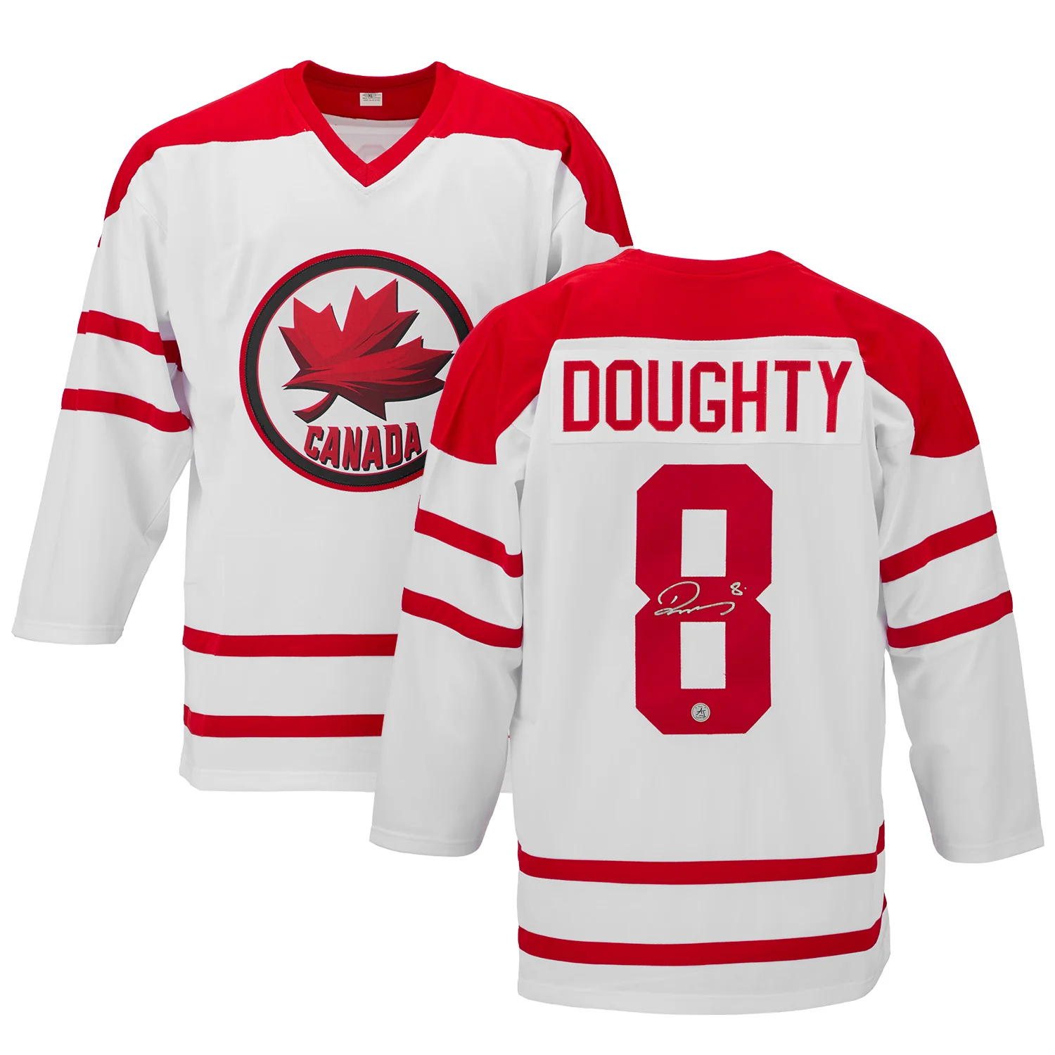 Drew Doughty Signed Team Canada Custom Hockey Nation Jersey - Image 3