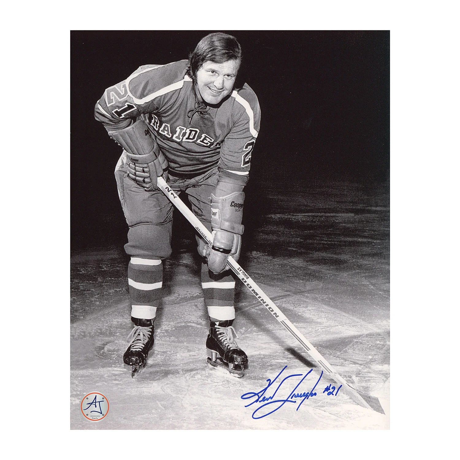 Kent Douglas New York Raiders Autographed WHA Hockey 8x10 Photo