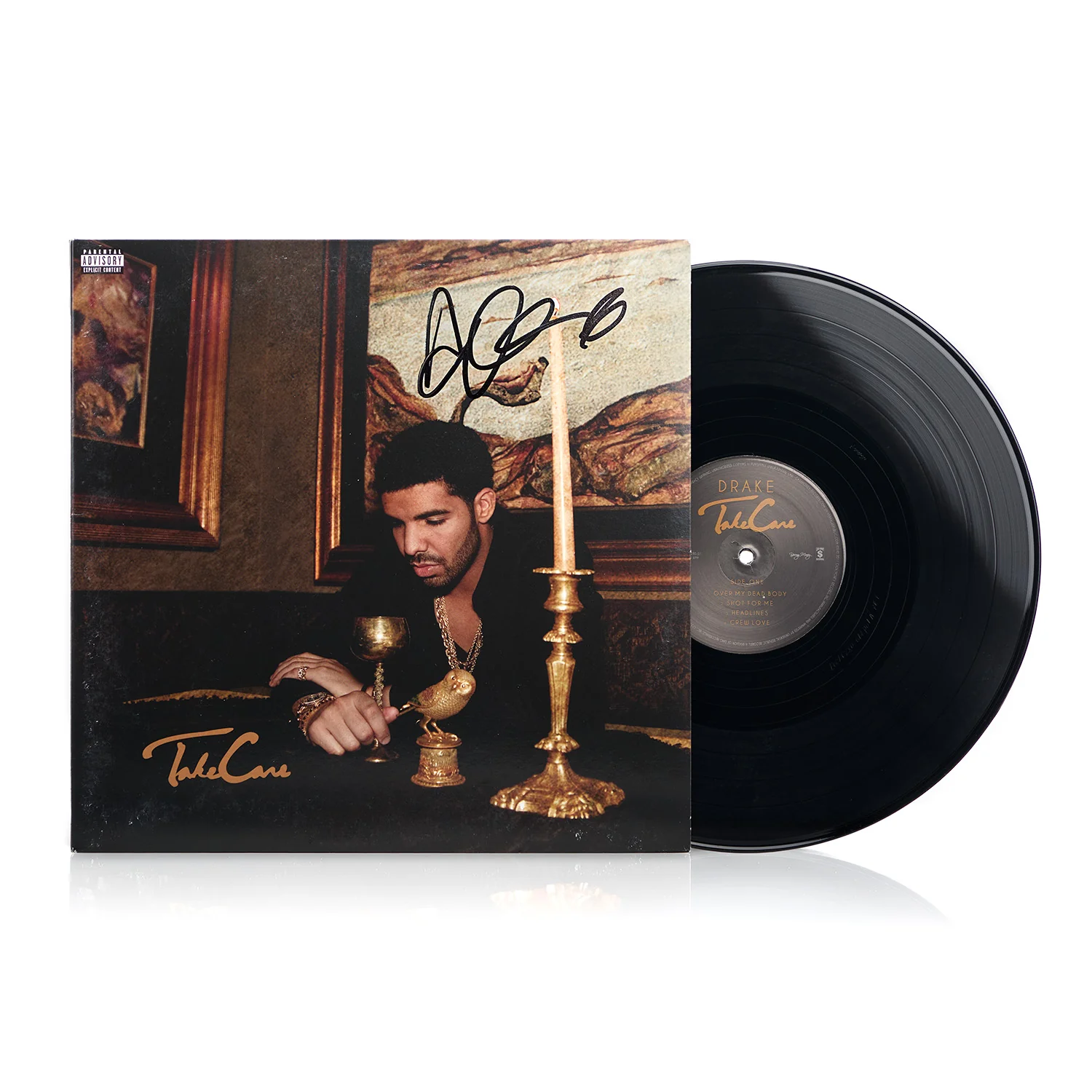 Drake Signed Take Care Record Album With PSA COA