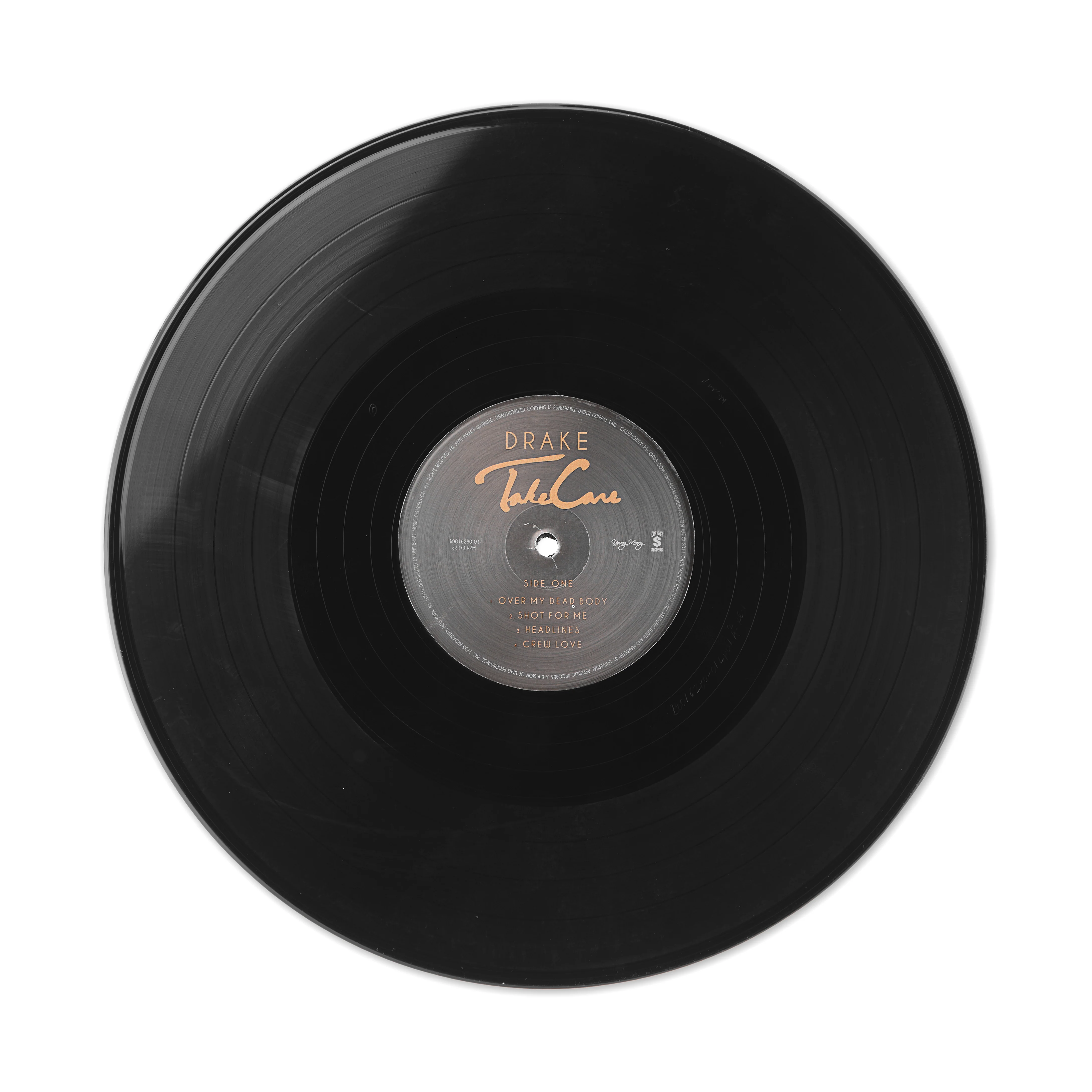 Drake Signed Take Care Record Album With PSA COA - Image 3