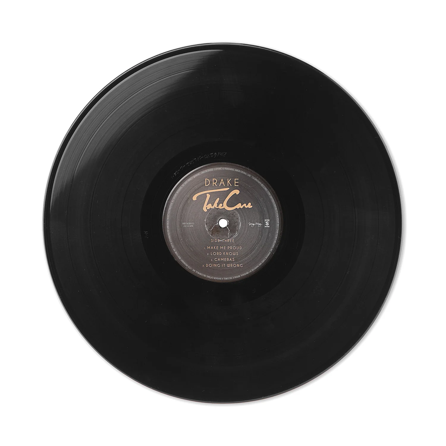 Drake Signed Take Care Record Album With PSA COA - Image 4
