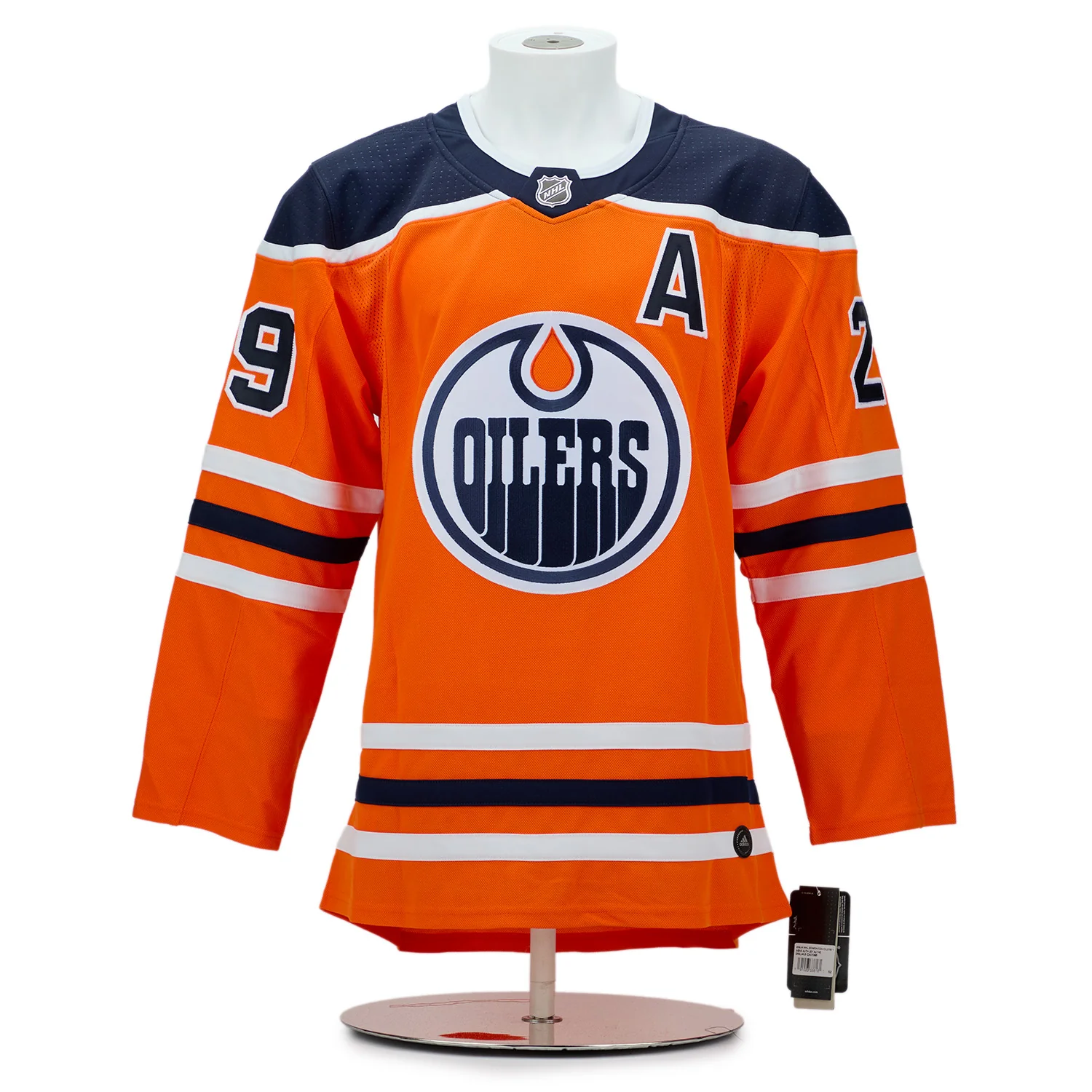 Leon Draisaitl Edmonton Oilers Signed & Inscribed MVP adidas Jersey #7/29 - Image 2