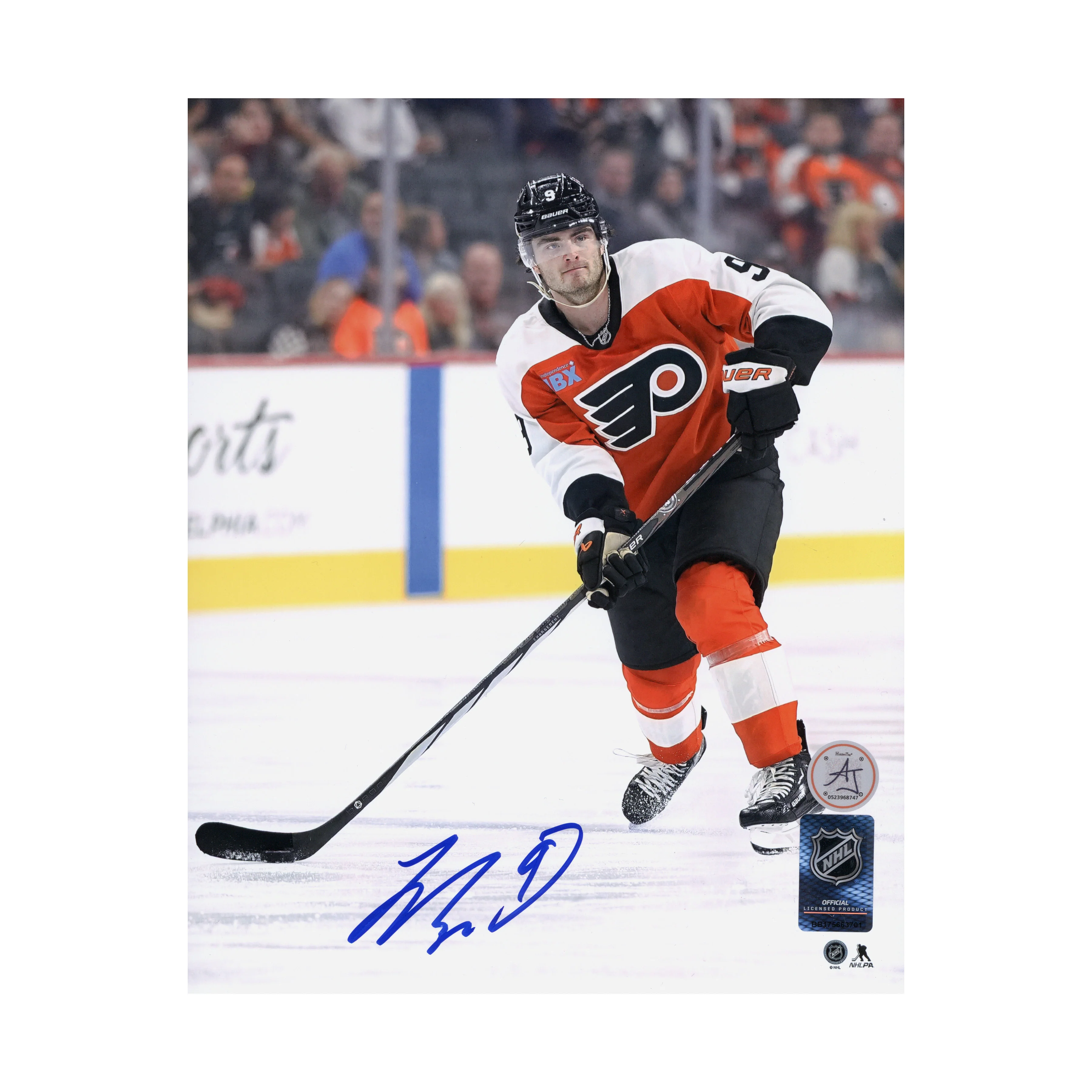 Jamie Drysdale Autographed Philadelphia Flyers Hockey 8x10 Photo