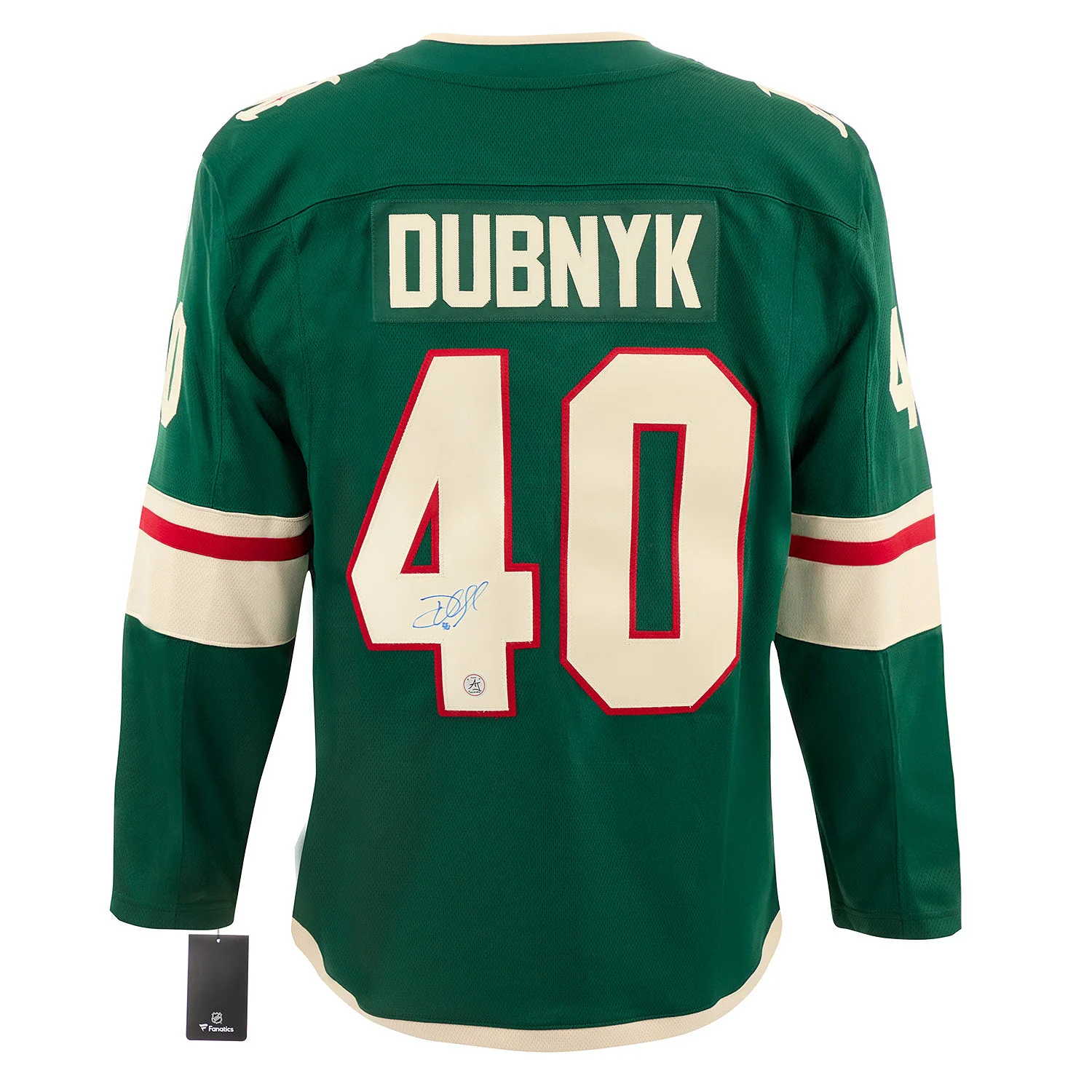 Devan Dubnyk Autographed Minnesota Wild Fanatics Breakaway Jersey