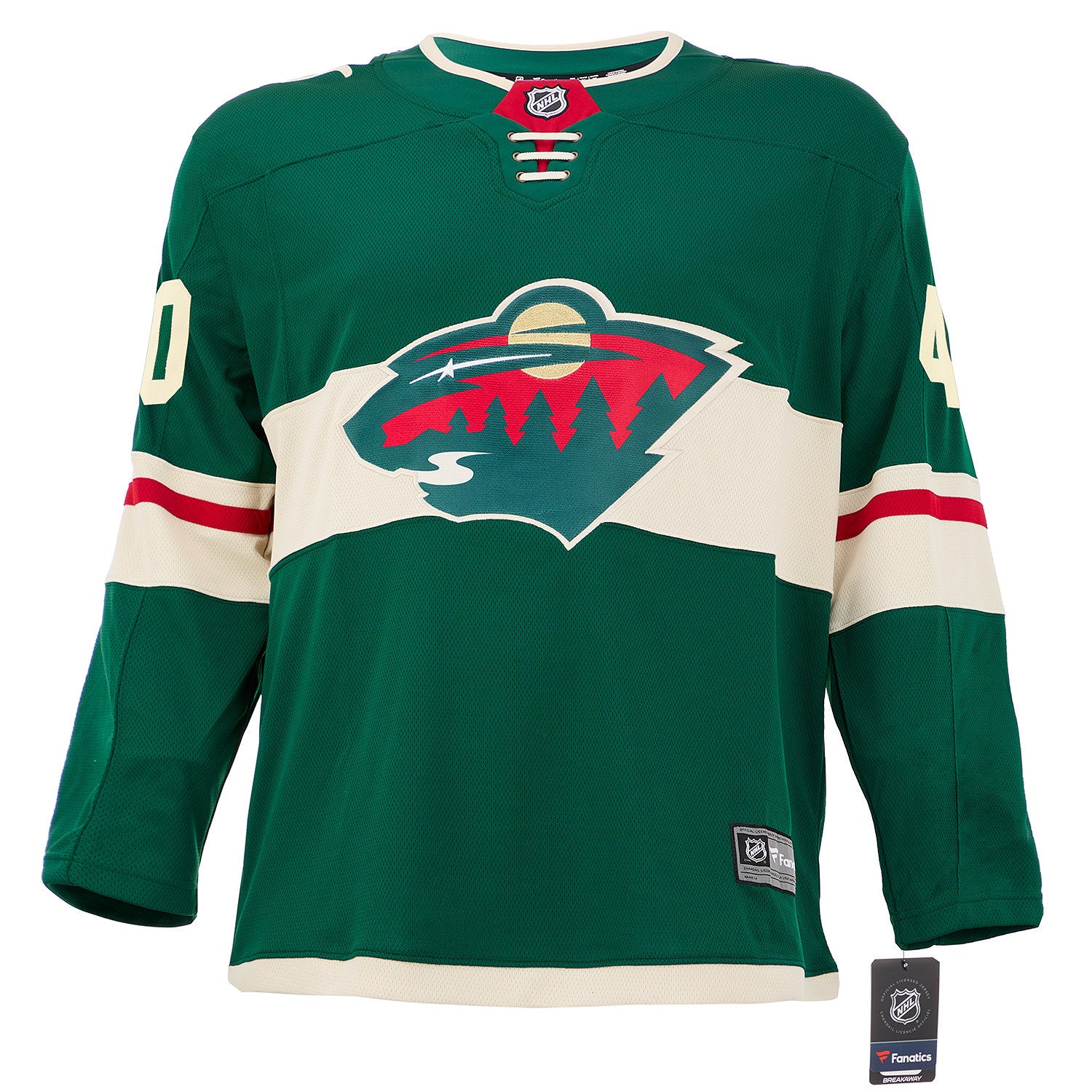 Devan Dubnyk Autographed Minnesota Wild Fanatics Breakaway Jersey - Image 2