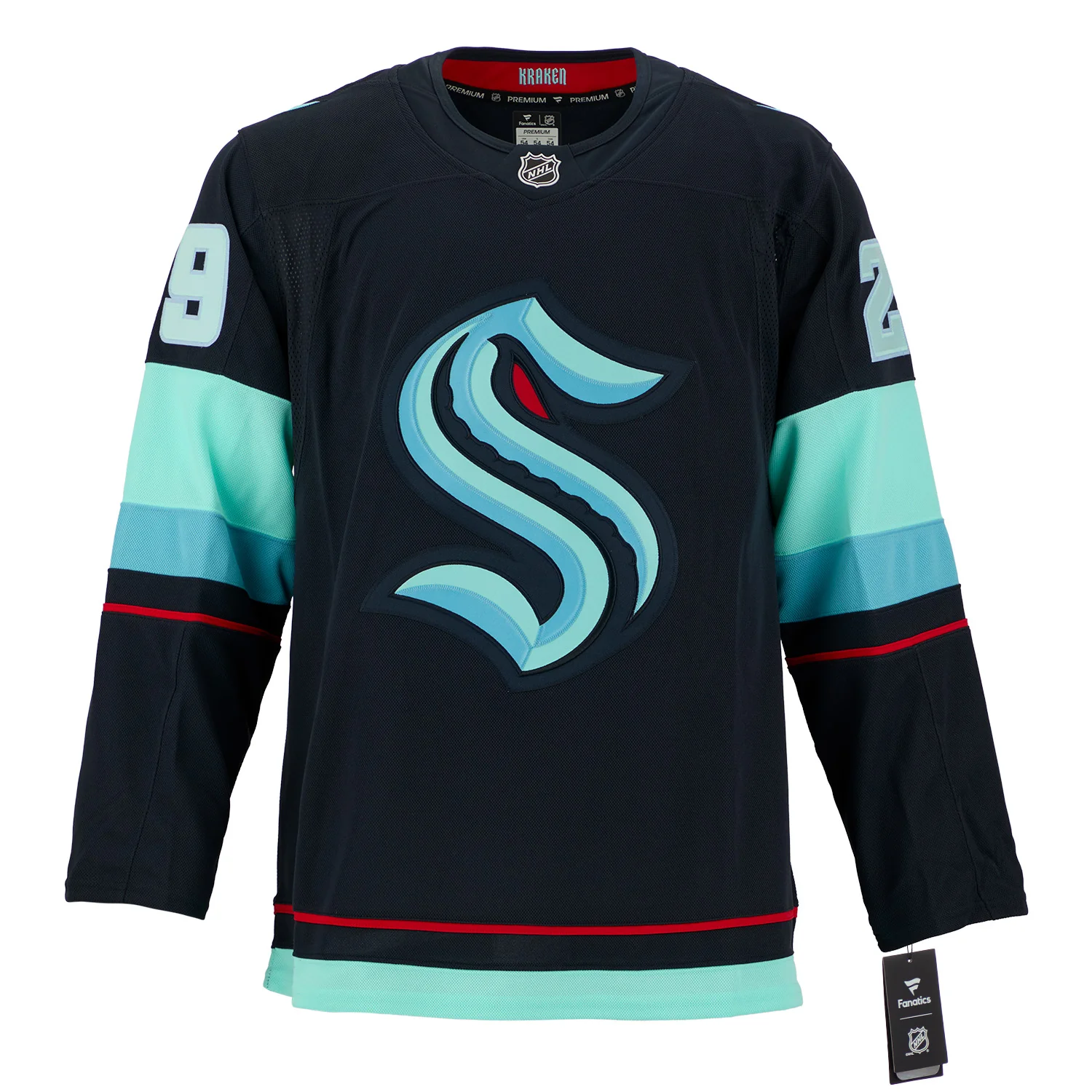 Vince Dunn Autographed Seattle Kraken Fanatics Premium Jersey - Image 2