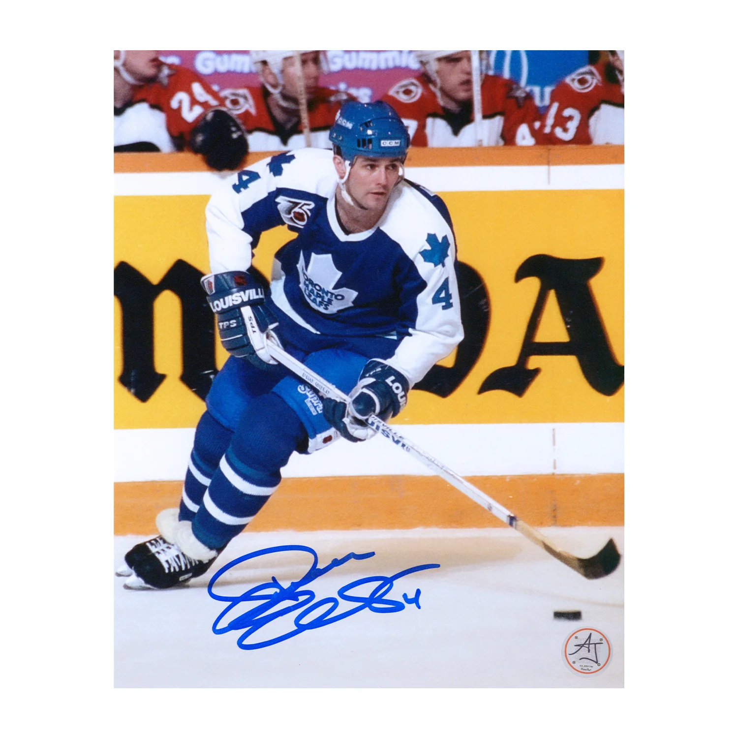 Dave Ellett Signed Toronto Maple Leafs Classic Hockey 8x10 Photo