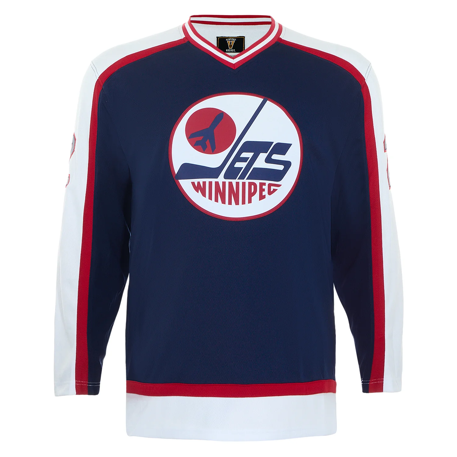 Dave Ellett Autographed Winnipeg Jets Throwback Breakaway Jersey - Image 2