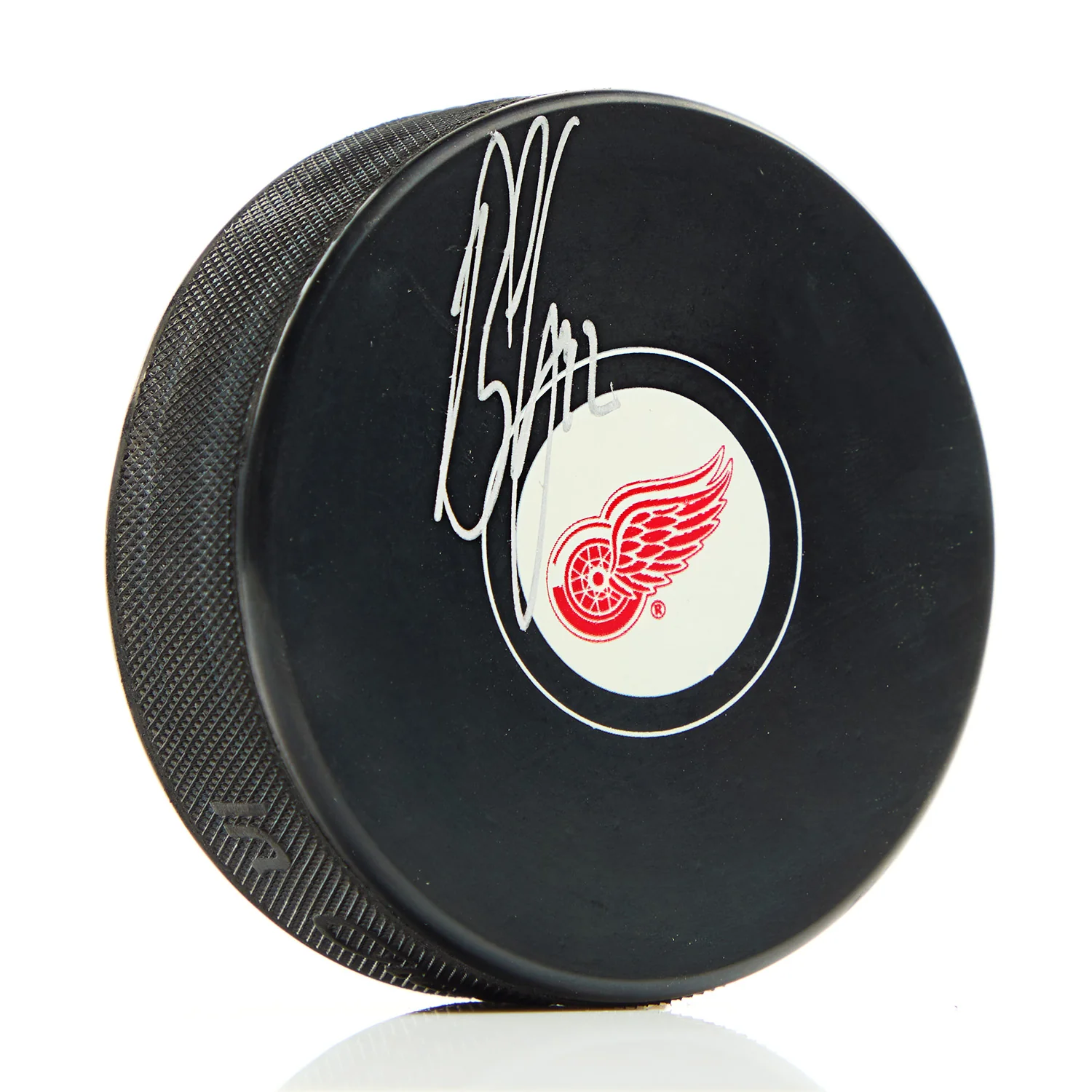 Bob Errey Autographed Detroit Red Wings Hockey Puck