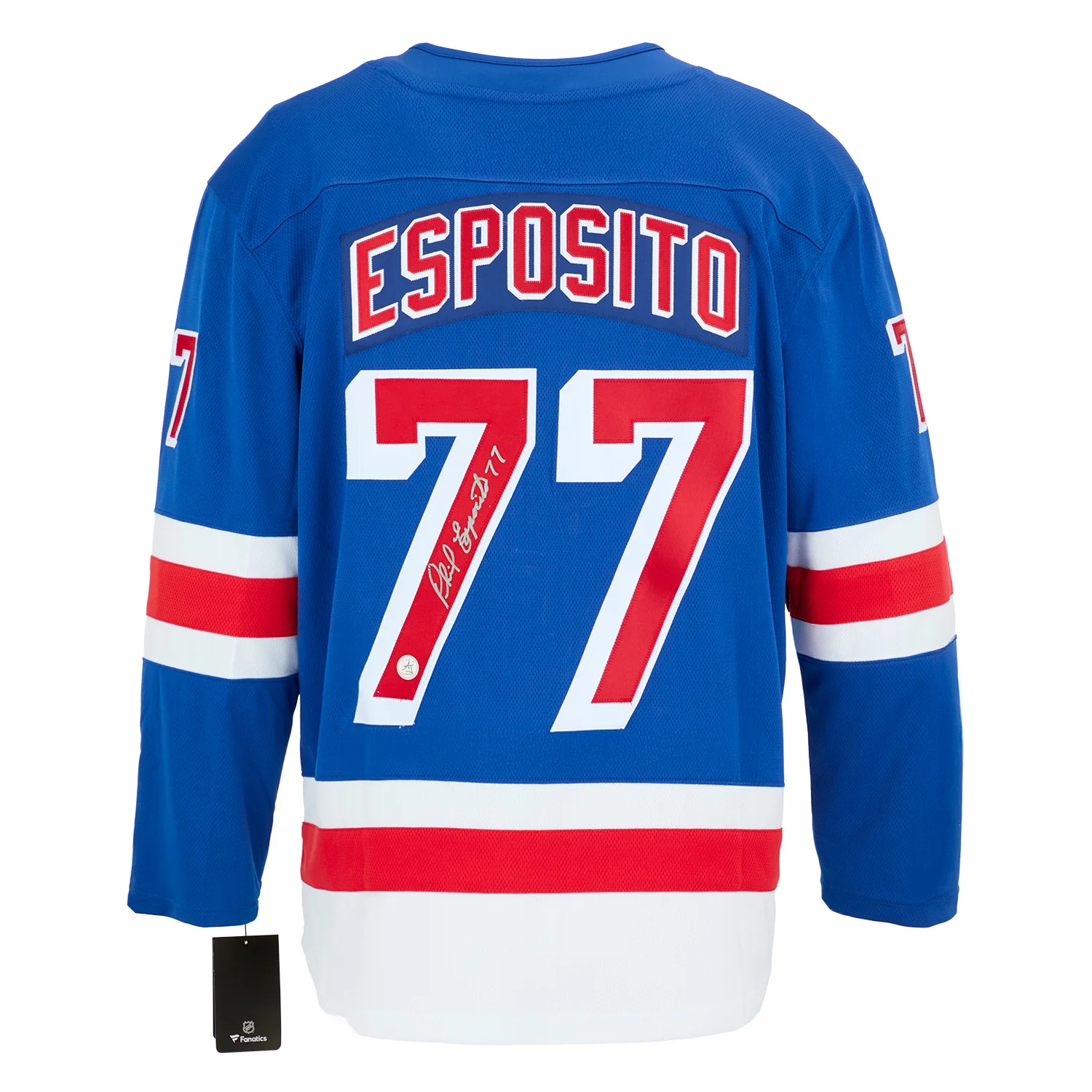 Phil Esposito Signed New York Rangers Fanatics Breakaway Jersey