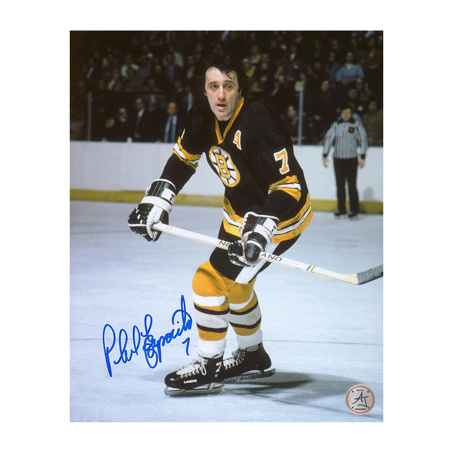 Phil Esposito Signed Boston Bruins Classic Hockey 8x10 Photo