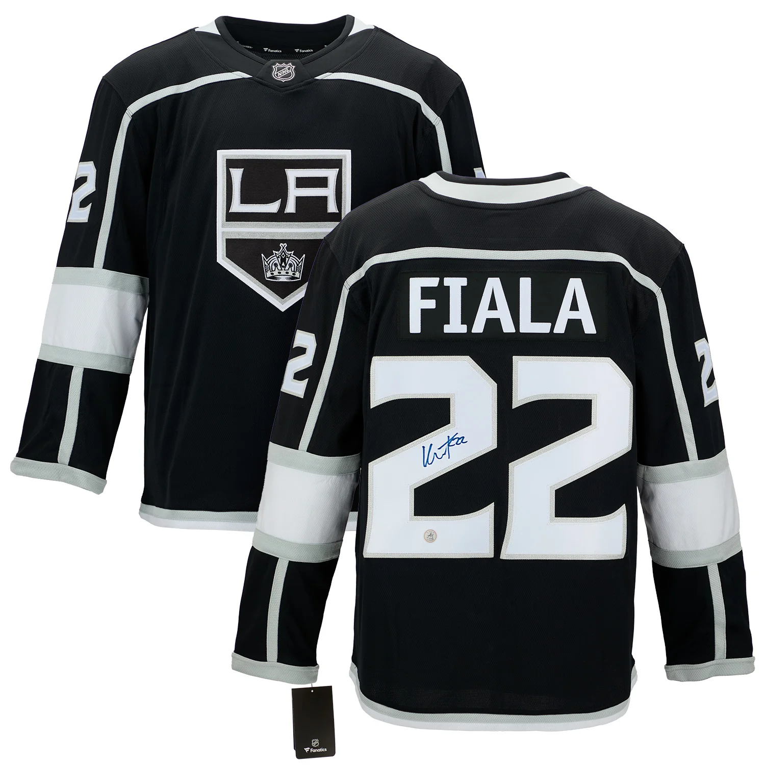 Kevin Fiala Autographed Los Angeles Kings Fanatics Breakaway Jersey - Image 3