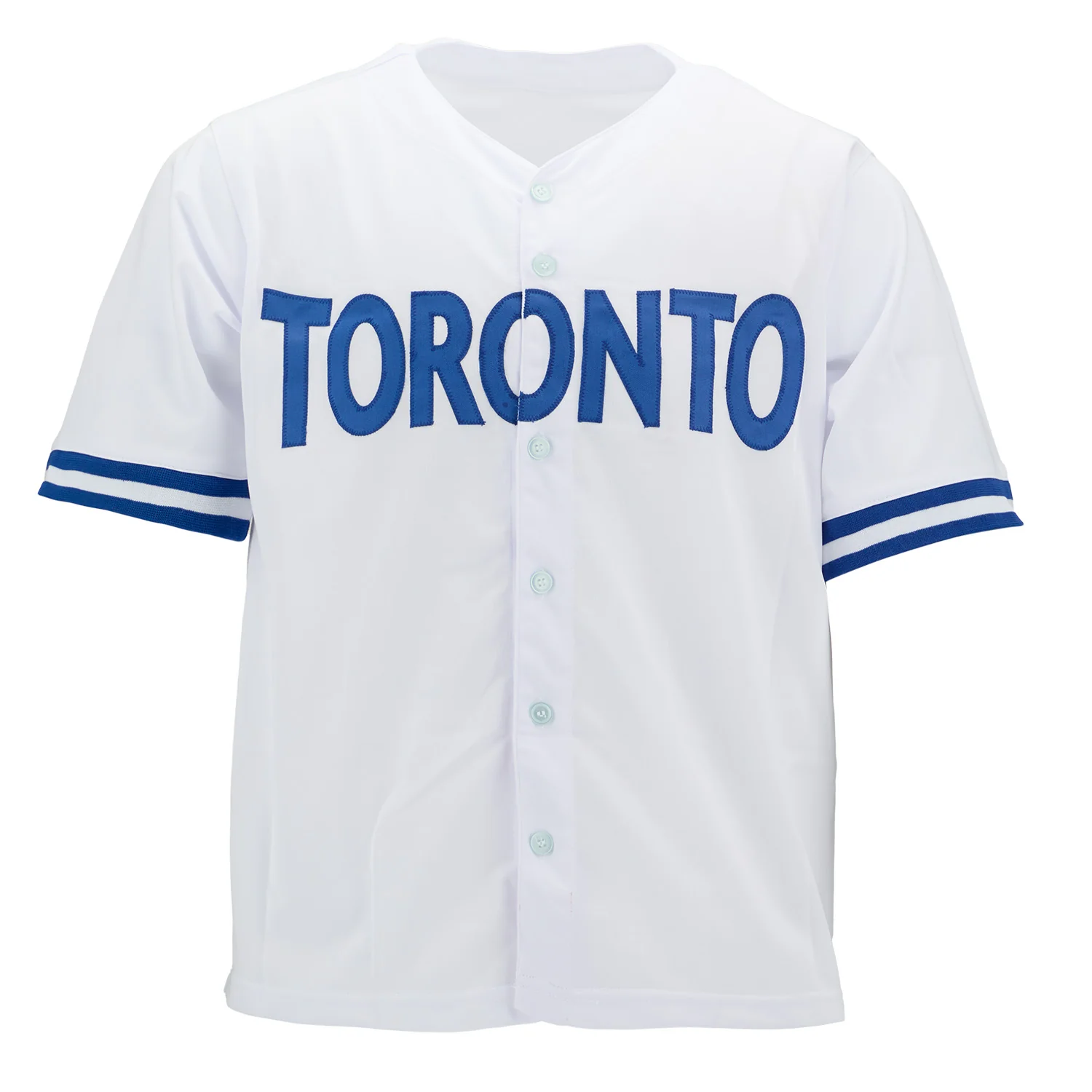 Cecil Fielder Autographed Toronto City Design White Baseball Jersey - Image 2
