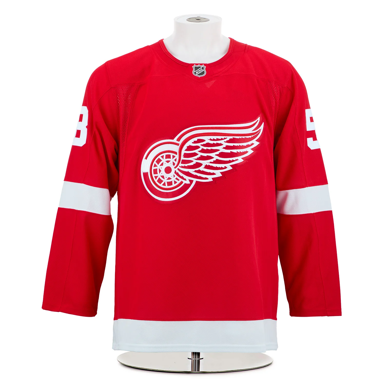 Emmitt Finnie Detroit Red Wings Signed & Dated 1st Goal Fanatics Jersey #1/58 - Image 2