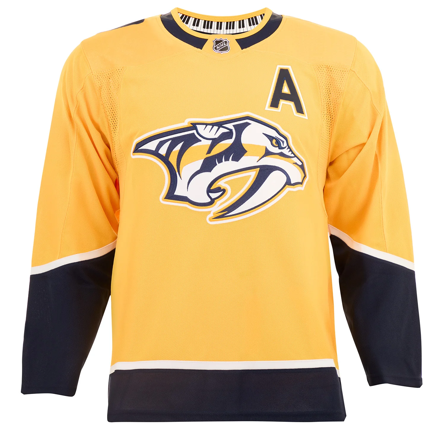 Filip Forsberg Autographed Nashville Predators Yellow adidas Jersey - Image 2