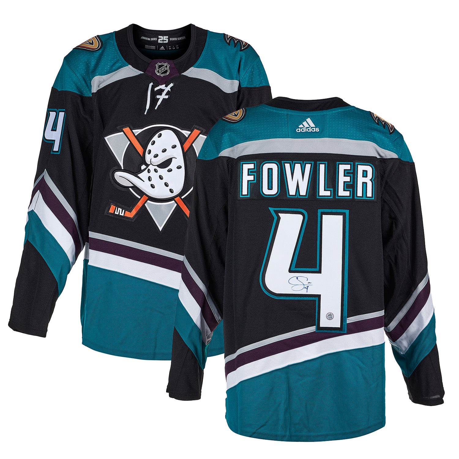 Cam Fowler Signed Anaheim Ducks adidas Jersey - Image 3