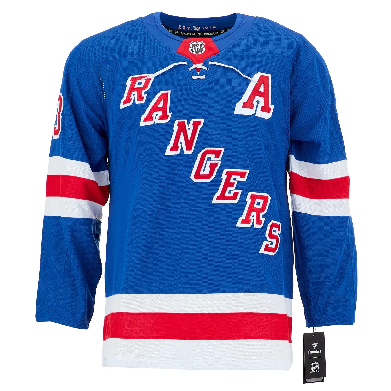 Adam Fox Autographed New York Rangers Fanatics Premium Jersey - Image 2