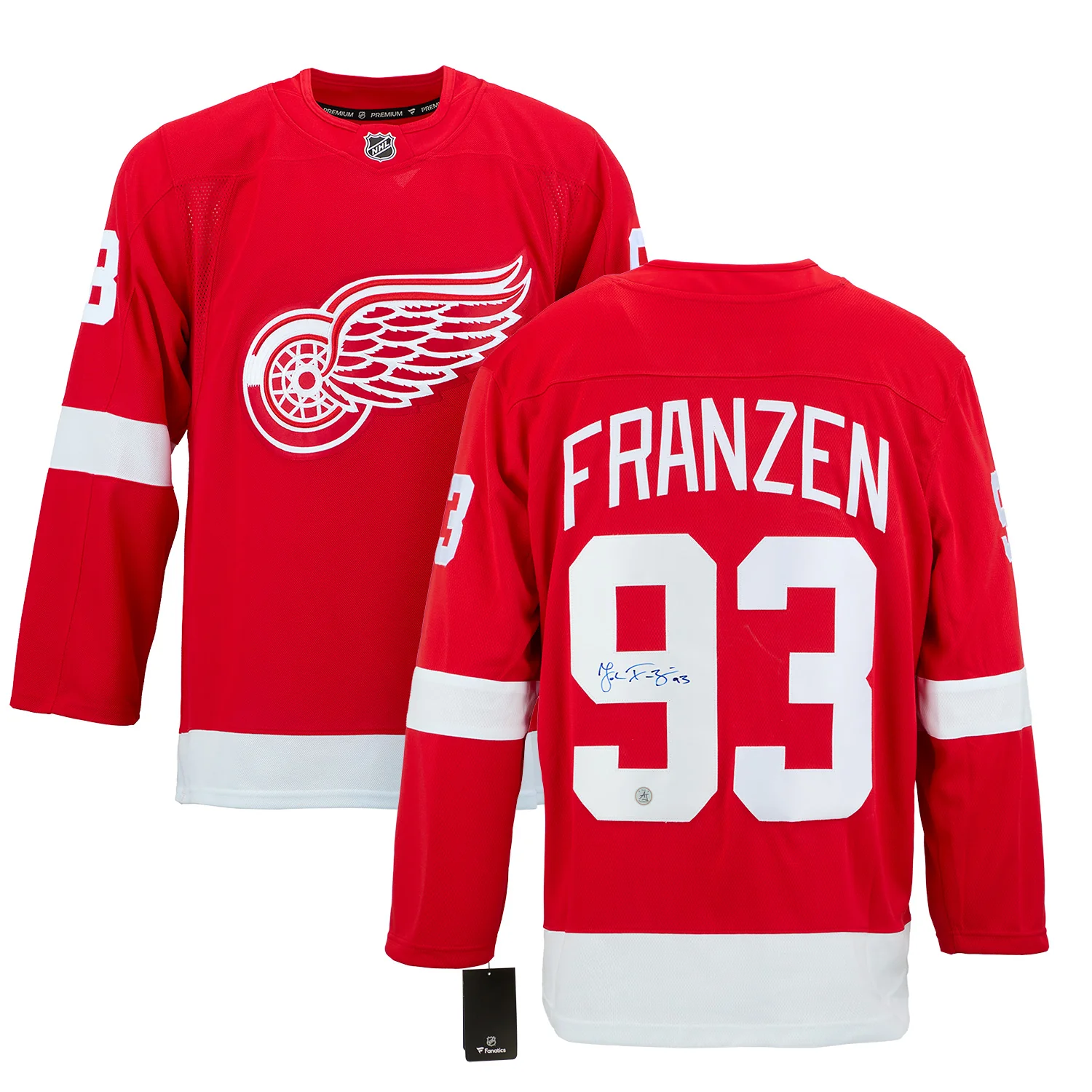 Johan Franzen Autographed Detroit Red Wings Fanatics Breakaway Jersey - Image 3