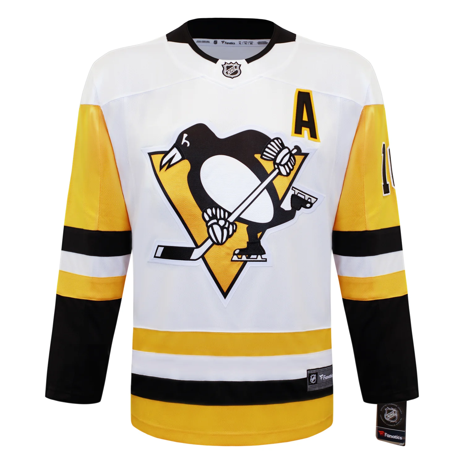 Ron Francis Autographed Pittsburgh Penguins White Fanatics Jersey - Image 2