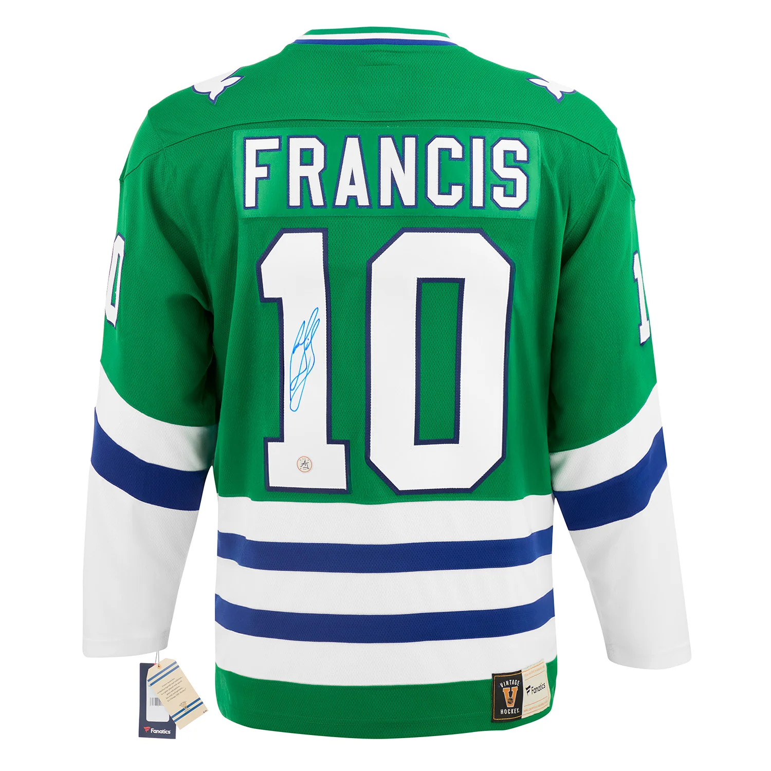 Ron Francis Signed Hartford Whalers Throwback Breakaway Jersey
