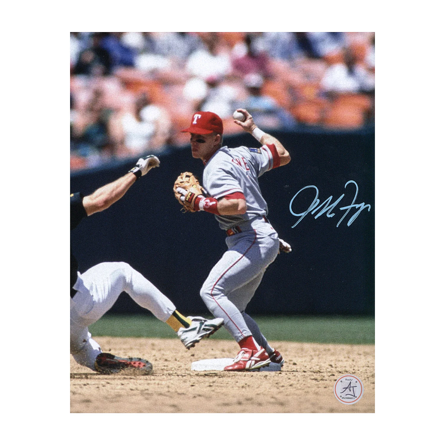 Jeff Frye Autographed Texas Rangers Baseball 8x10 Photo