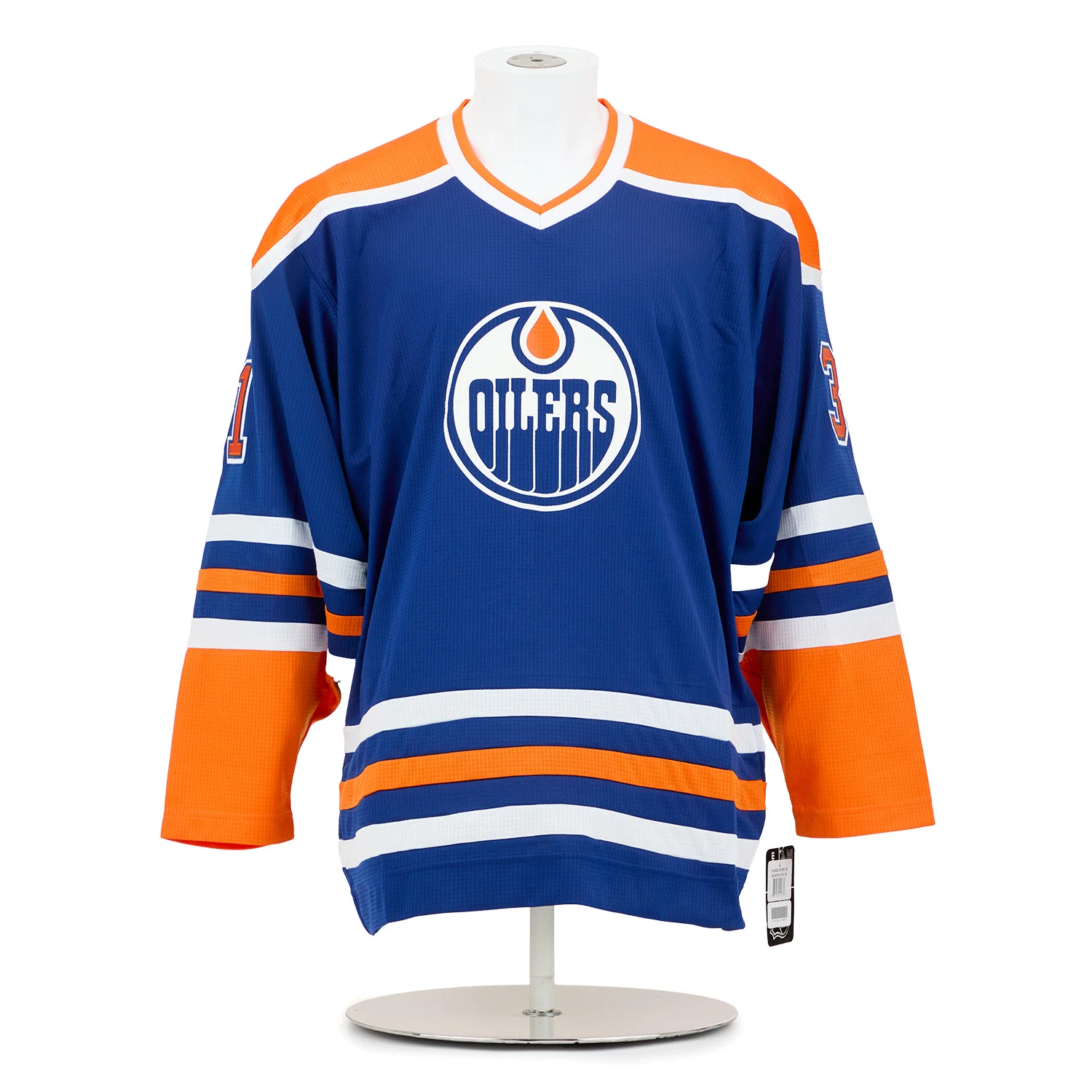 Grant Fuhr Signed Edmonton Oilers Replica CCM Mass Jersey - Image 2