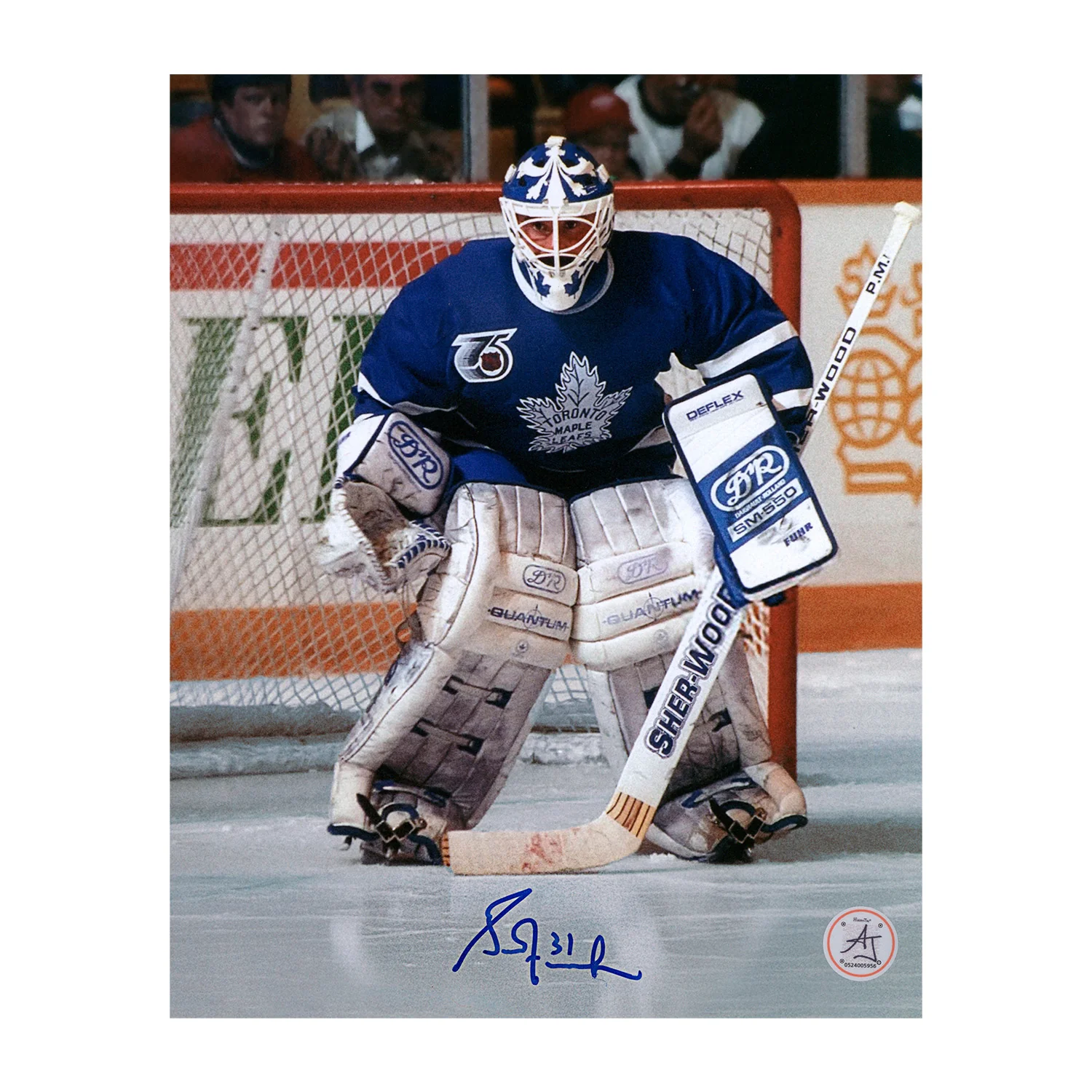 Grant Fuhr Autographed Toronto Maple Leafs Goalie 8x10 Photo