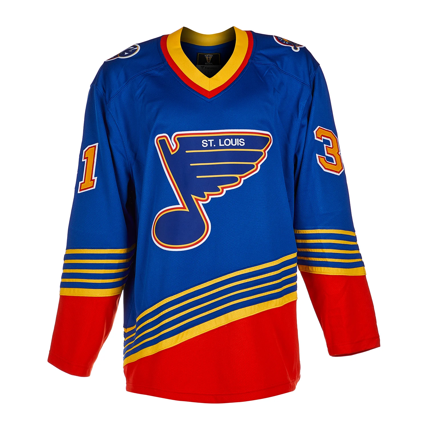 Grant Fuhr Signed St Louis Blues Fanatics Breakaway Jersey - Image 2