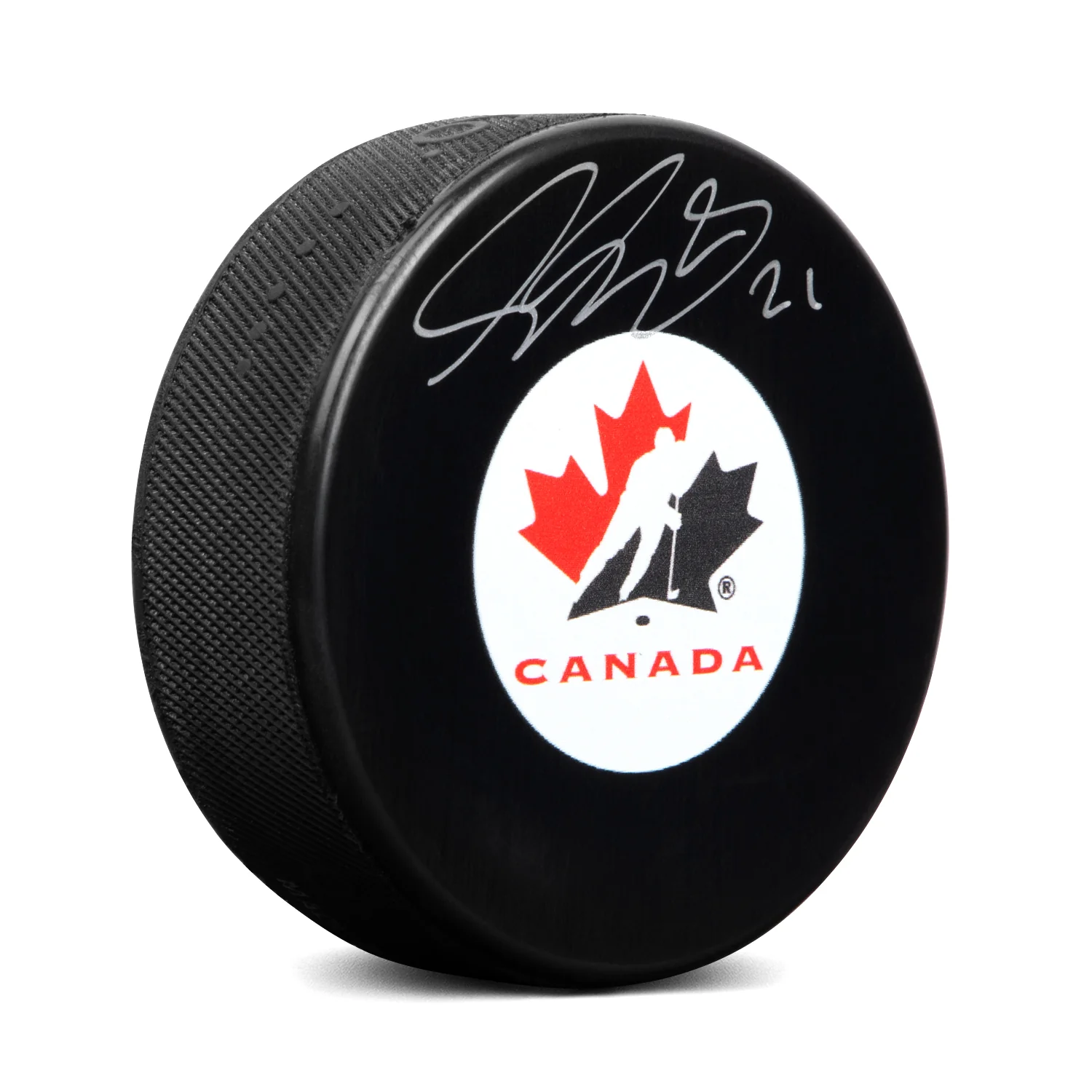 Simon Gagne Autographed Team Canada Hockey Puck