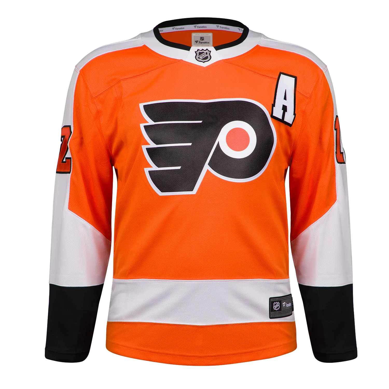 Simon Gagne Autographed Philadelphia Flyers Orange Fanatics Breakaway Jersey - Image 2