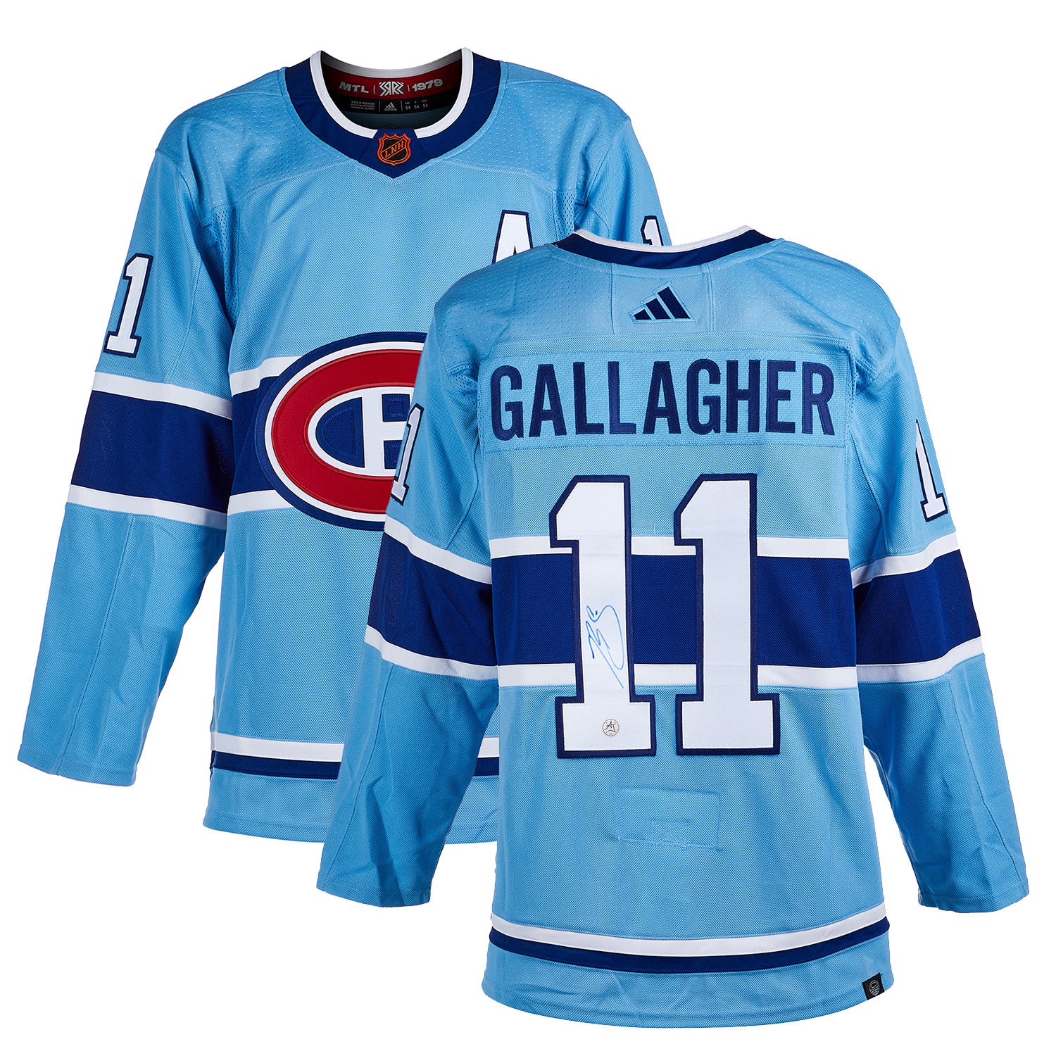 Brendan Gallagher Signed Montreal Canadiens Reverse Retro 2.0 adidas Jersey - Image 3