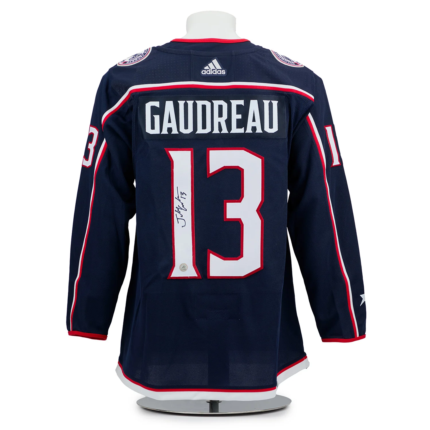 Johnny Gaudreau Autographed Columbus Blue Jackets adidas Jersey