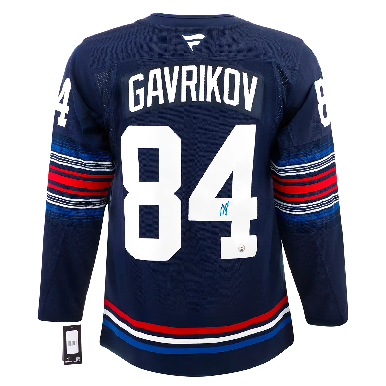 Vladislav Gavrikov Signed New York Rangers Alternate Fanatics Premium Jersey