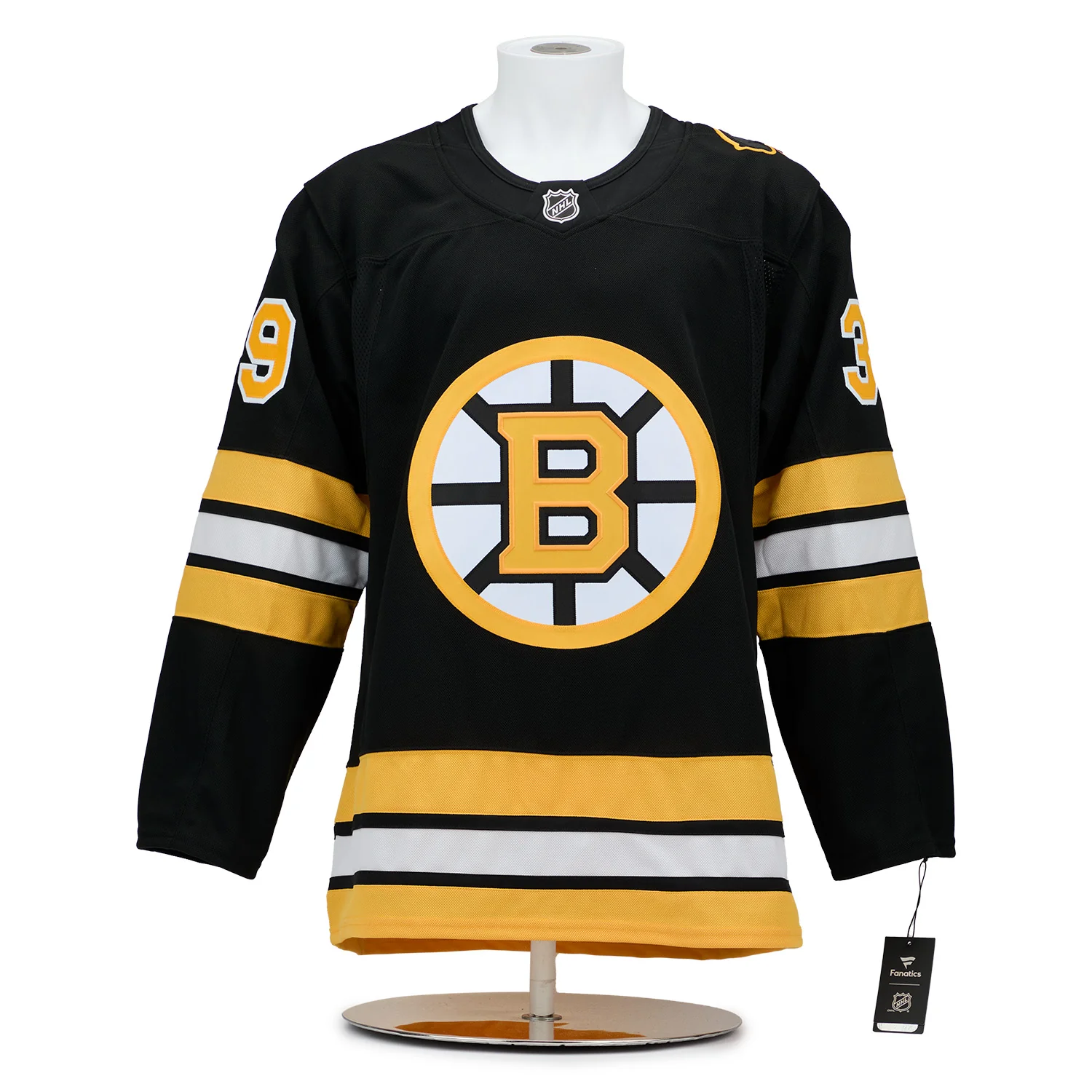 Morgan Geekie Signed Boston Bruins Impressionist Art Jersey #1/39 - Image 2
