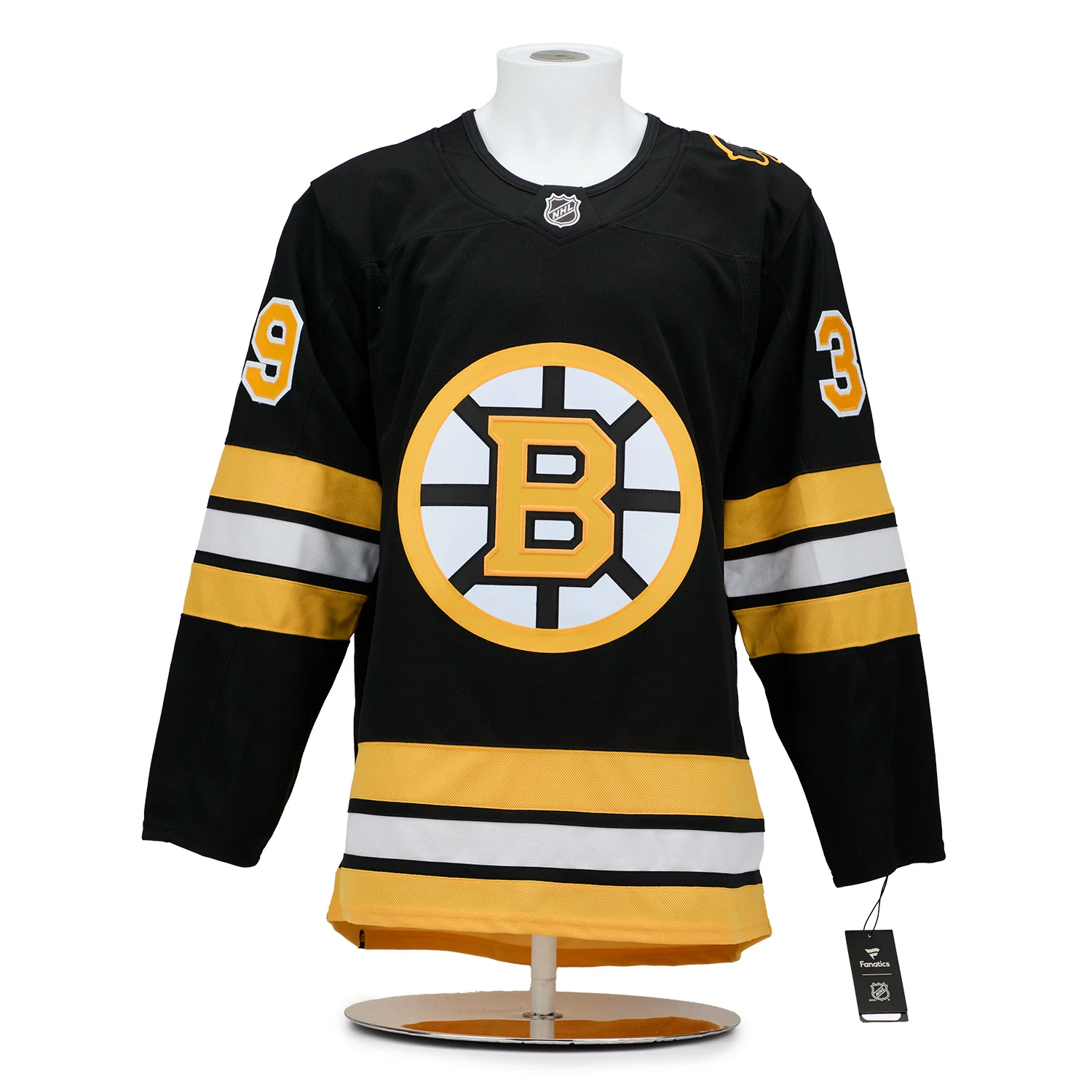 Morgan Geekie Signed Boston Bruins Impressionist Art Jersey #39/39 - Image 2