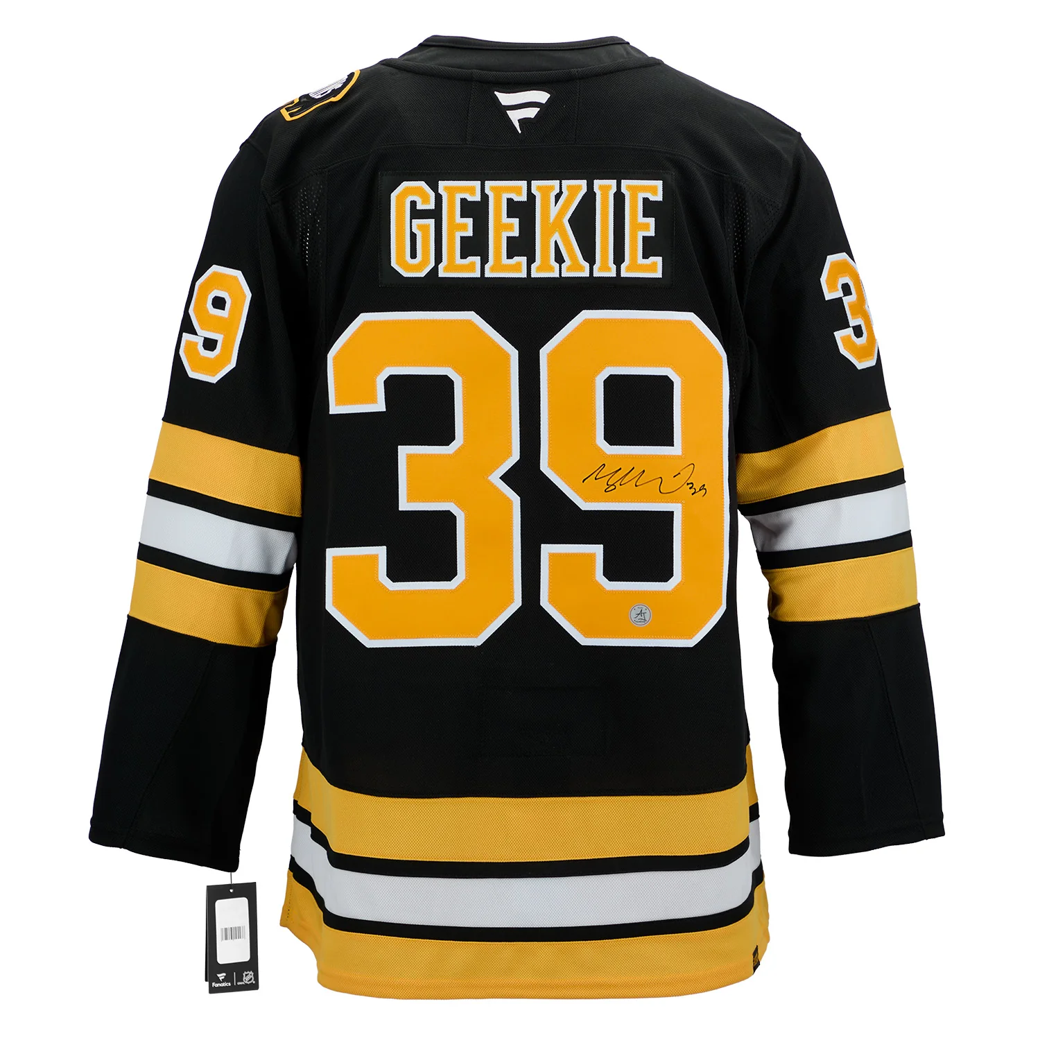 Morgan Geekie Autographed Boston Bruins Fanatics Premium Jersey