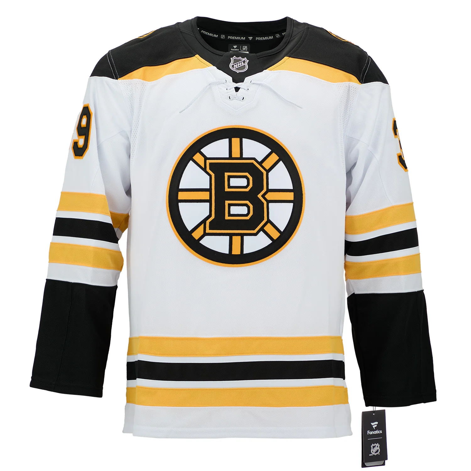 Morgan Geekie Signed Boston Bruins White Fanatics Premium Jersey - Image 2