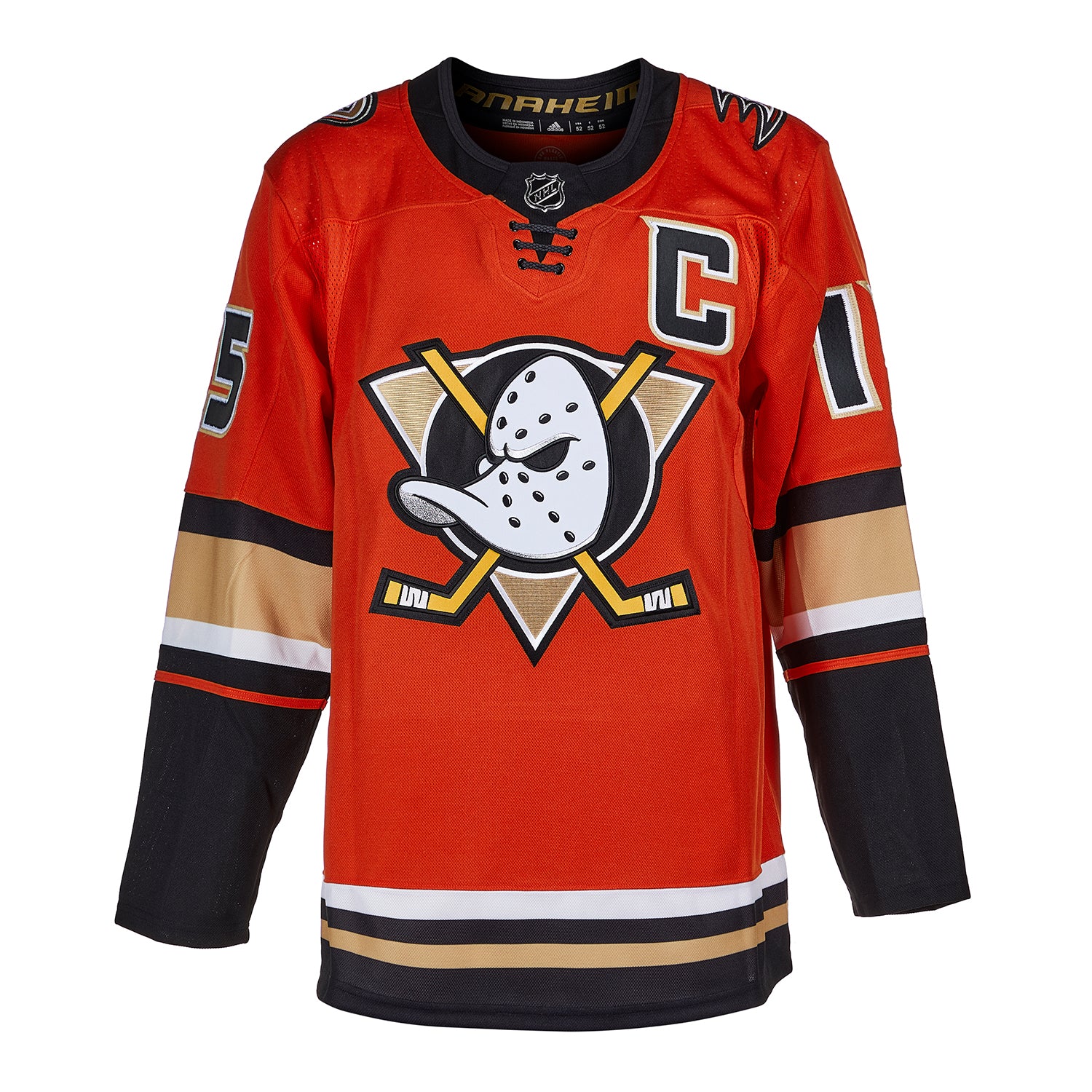 Ryan Getzlaf Signed Anaheim Ducks Orange Retro Third adidas Jersey - Image 2