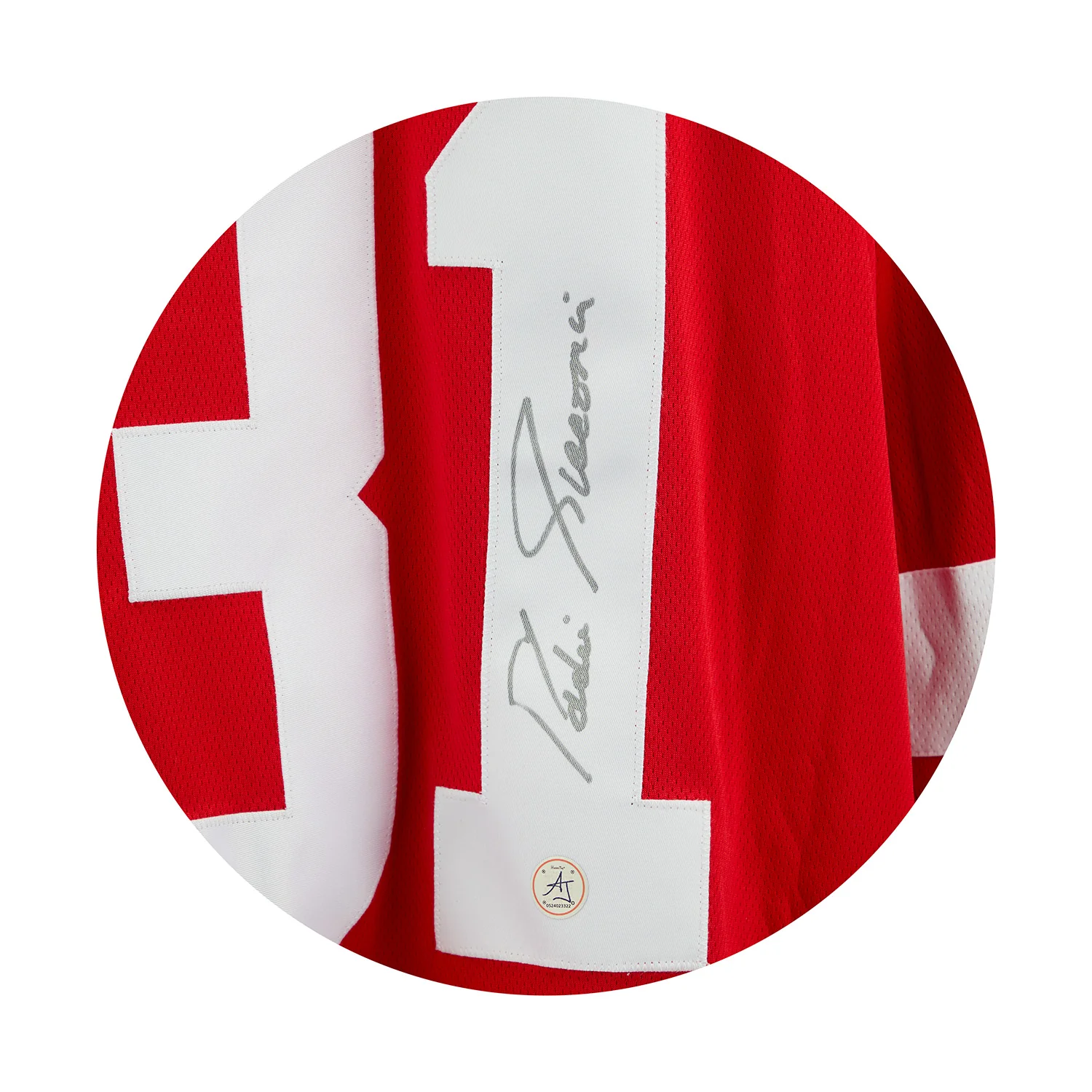Eddie Giacomin Autographed Detroit Red Wings Fanatics Breakaway Jersey - Image 3