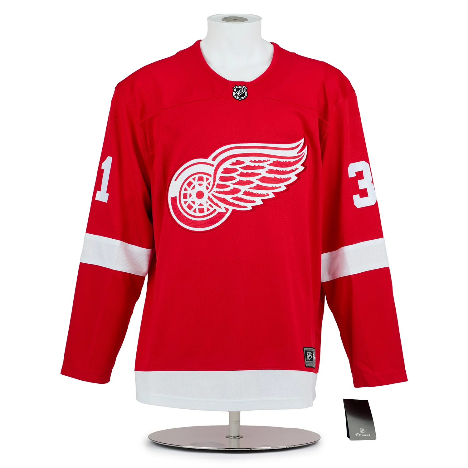 Eddie Giacomin Autographed Detroit Red Wings Fanatics Breakaway Jersey - Image 2