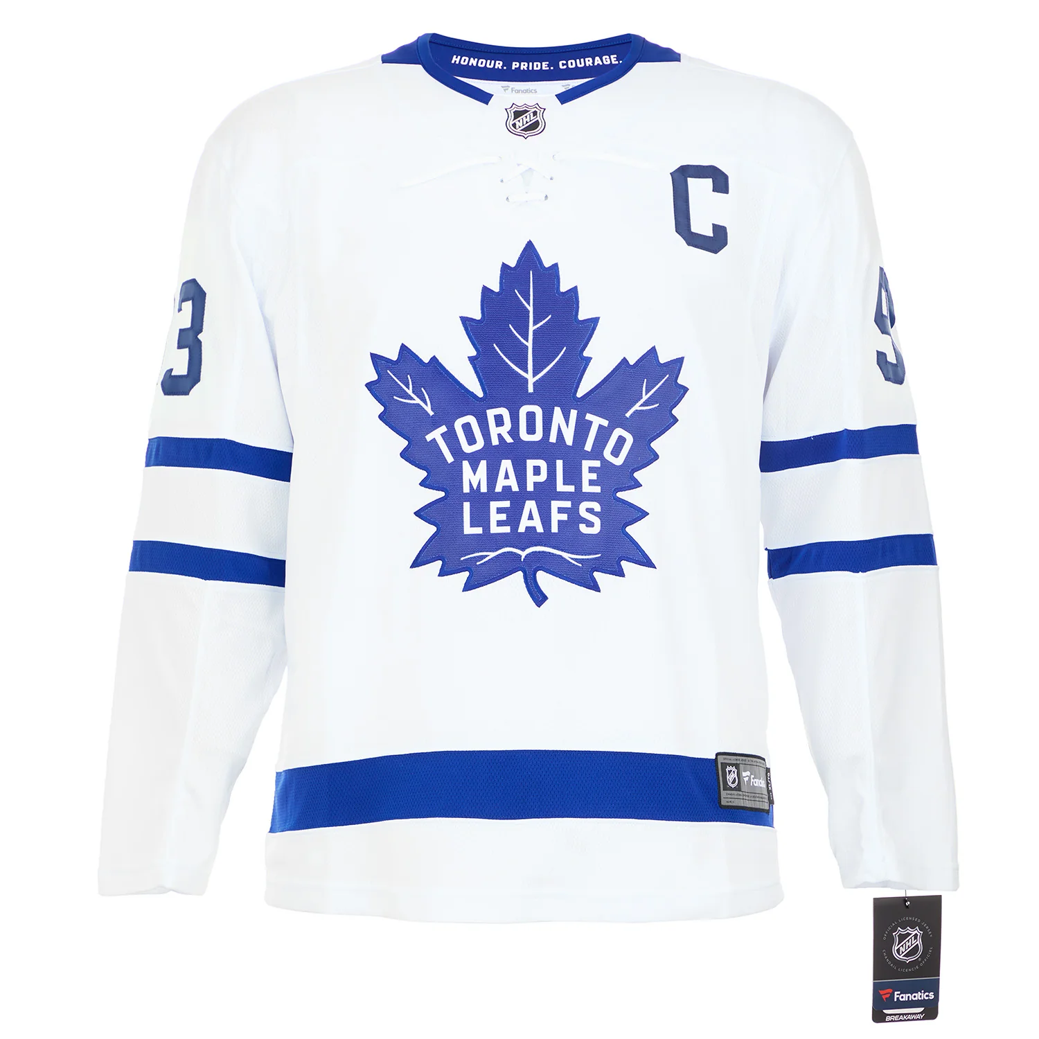 Doug Gilmour Autographed Toronto Maple Leafs Graphic Art Fanatics Jersey #/93 - Image 2