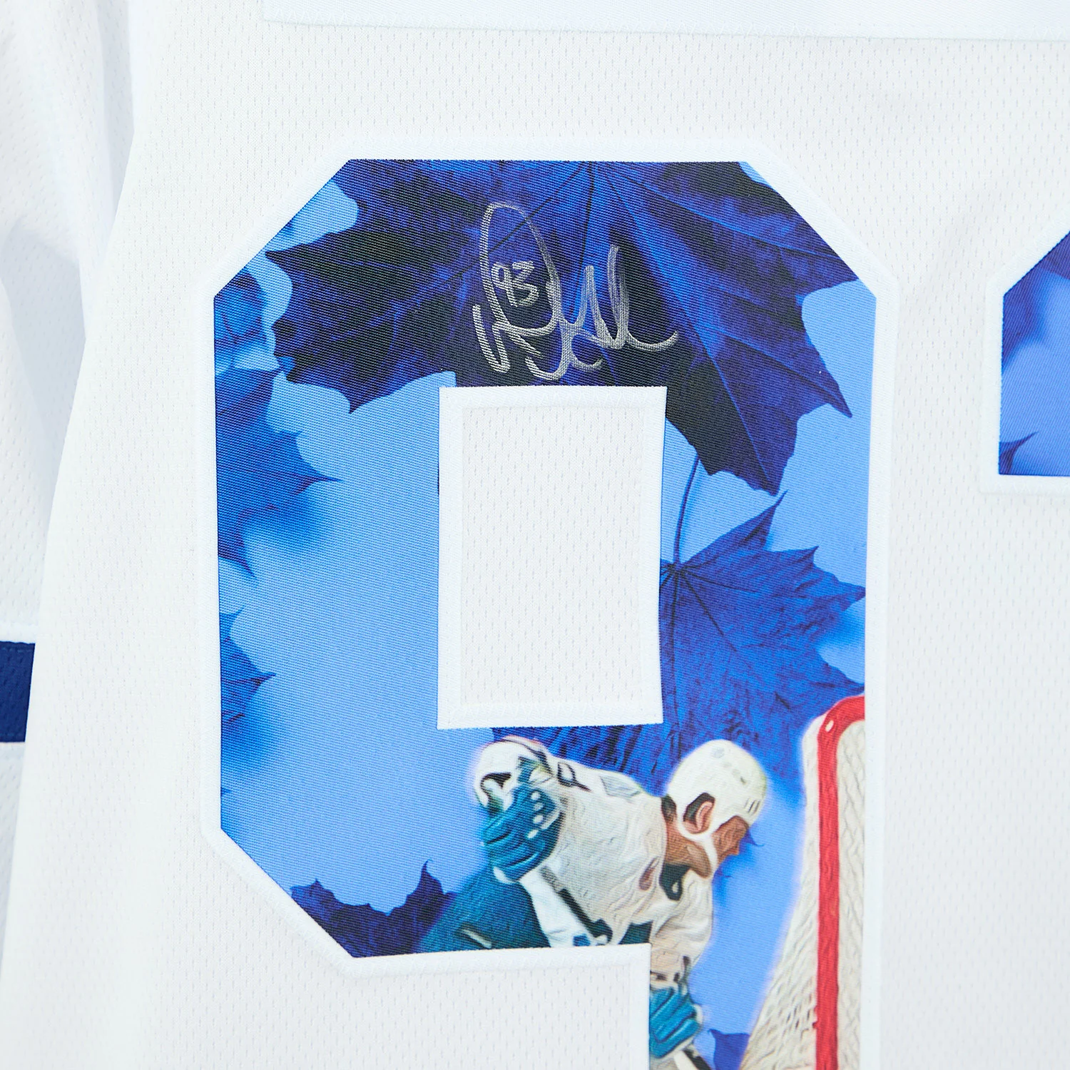 Doug Gilmour Autographed Toronto Maple Leafs Graphic Art Fanatics Jersey #1/93 - Image 3