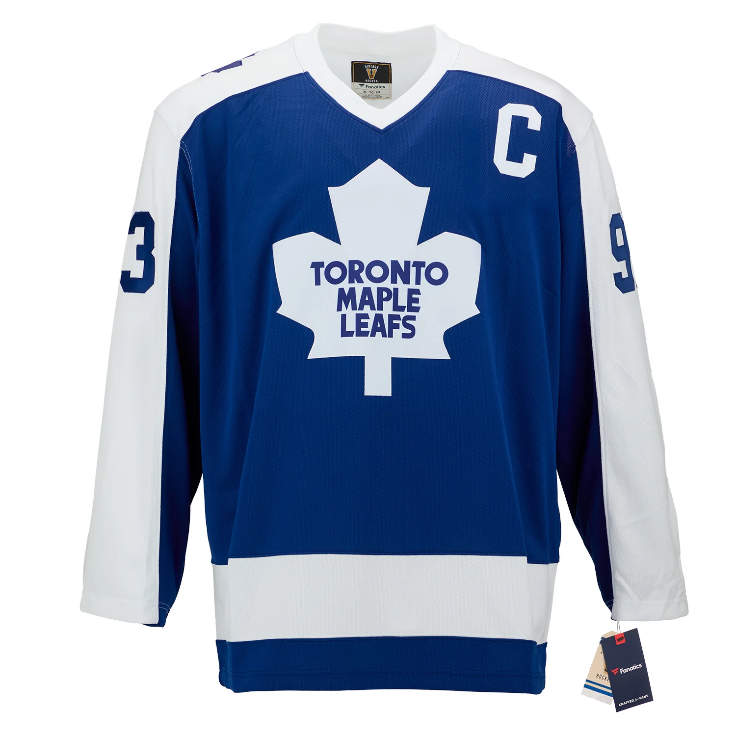 Doug Gilmour Signed & Inscribed Toronto Maple Leafs Fanatics Throwback Jersey - Image 2